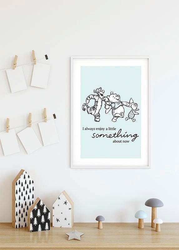 Komar Poster Winnie Pooh Little Something, Disney (1 St), Kinderzimmer,  Schlafzimmer, Wohnzimmer