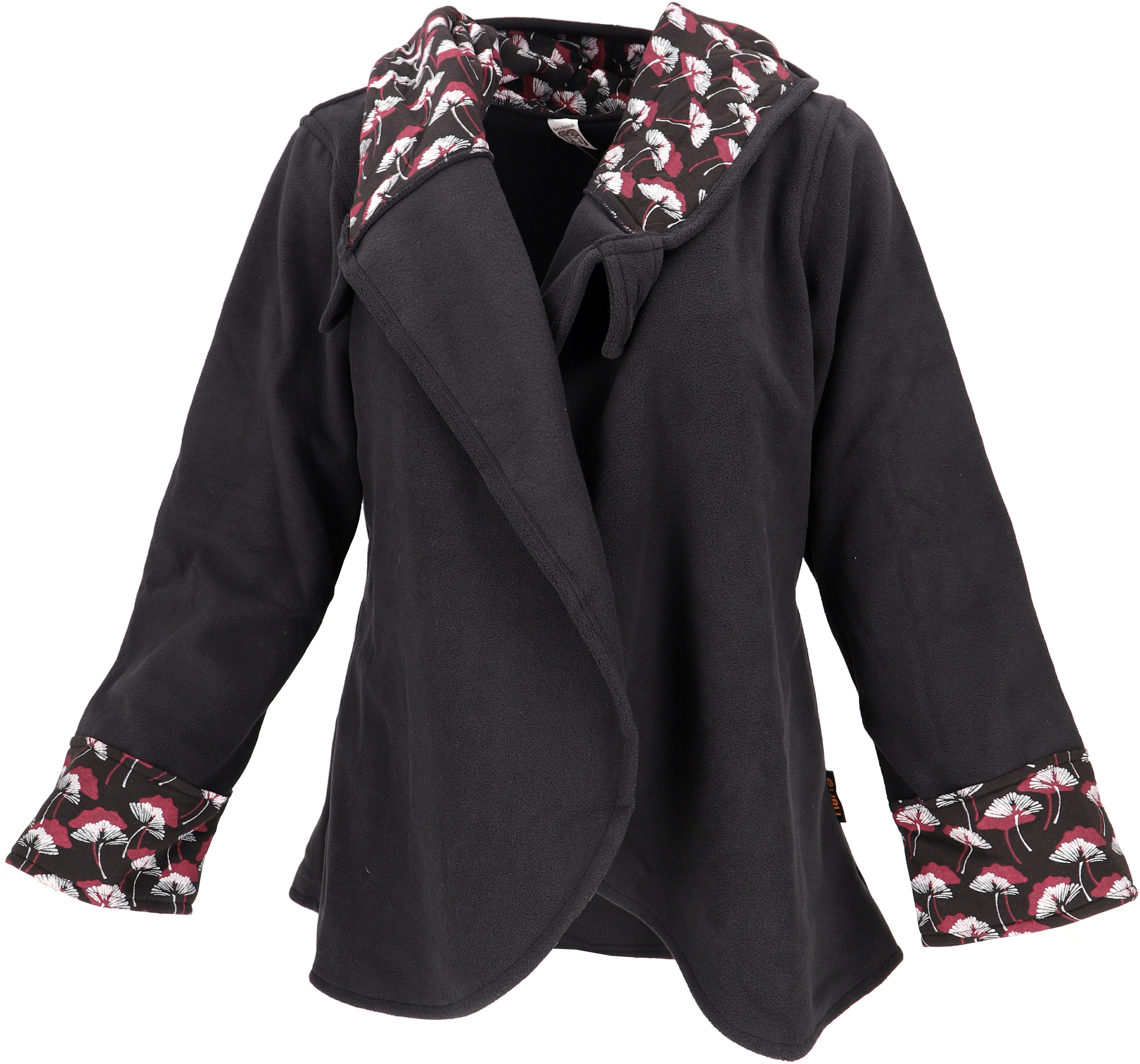 Guru-Shop Langjacke Fleece Cape Wickeljacke - günstig online kaufen