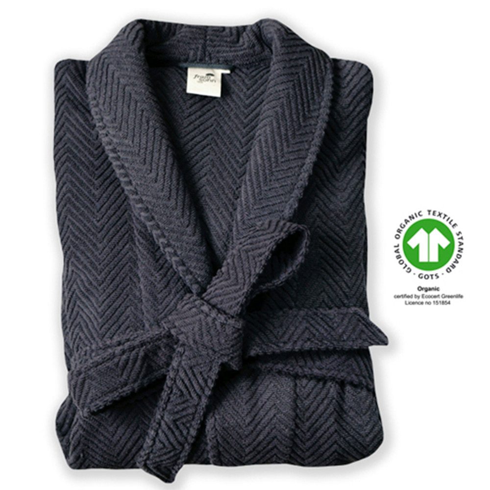 framsohn frottier Herrenbademantel Ocean Bio, Langform, günstig online kaufen