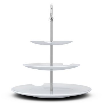 FIFTYEIGHT PRODUCTS Etagere Food-Tempel / Etagere 3-stufig - Etagere weiß - 1 Stück