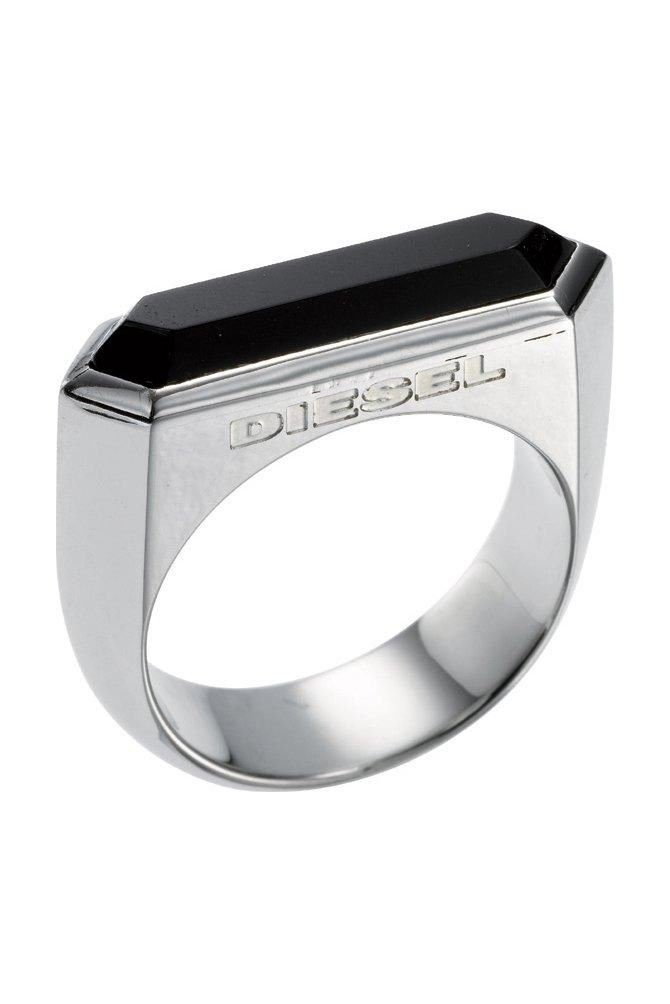 Diesel Fingerring DX0103040508, aus Edelstahl, Silber, Размер 56 (17,8mm)