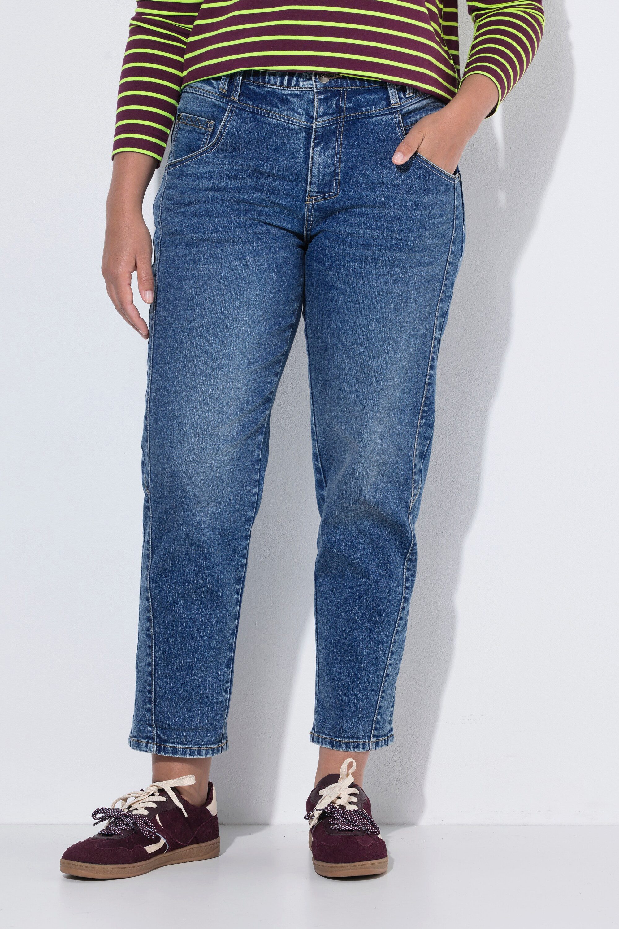 Laurasøn Mom-Jeans Mom-Jeans vorverlegter Seitennaht