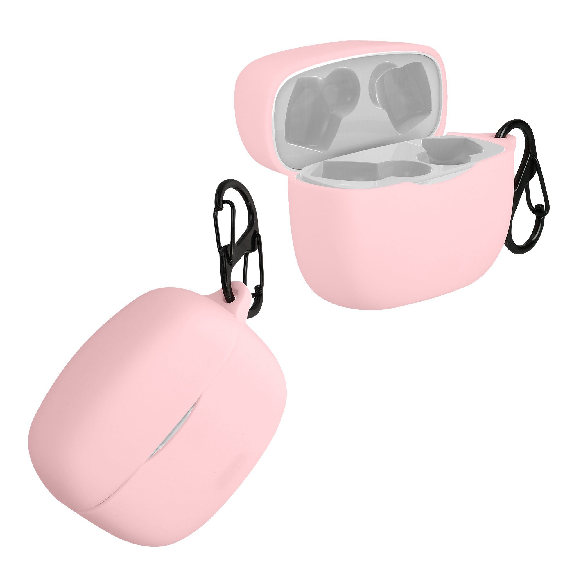 kwmobile Kopfhörer-Schutzhülle Hülle für JBL Tune 215TWS, Silikon  Schutzhülle Etui Case Cover für In-Ear Headphones