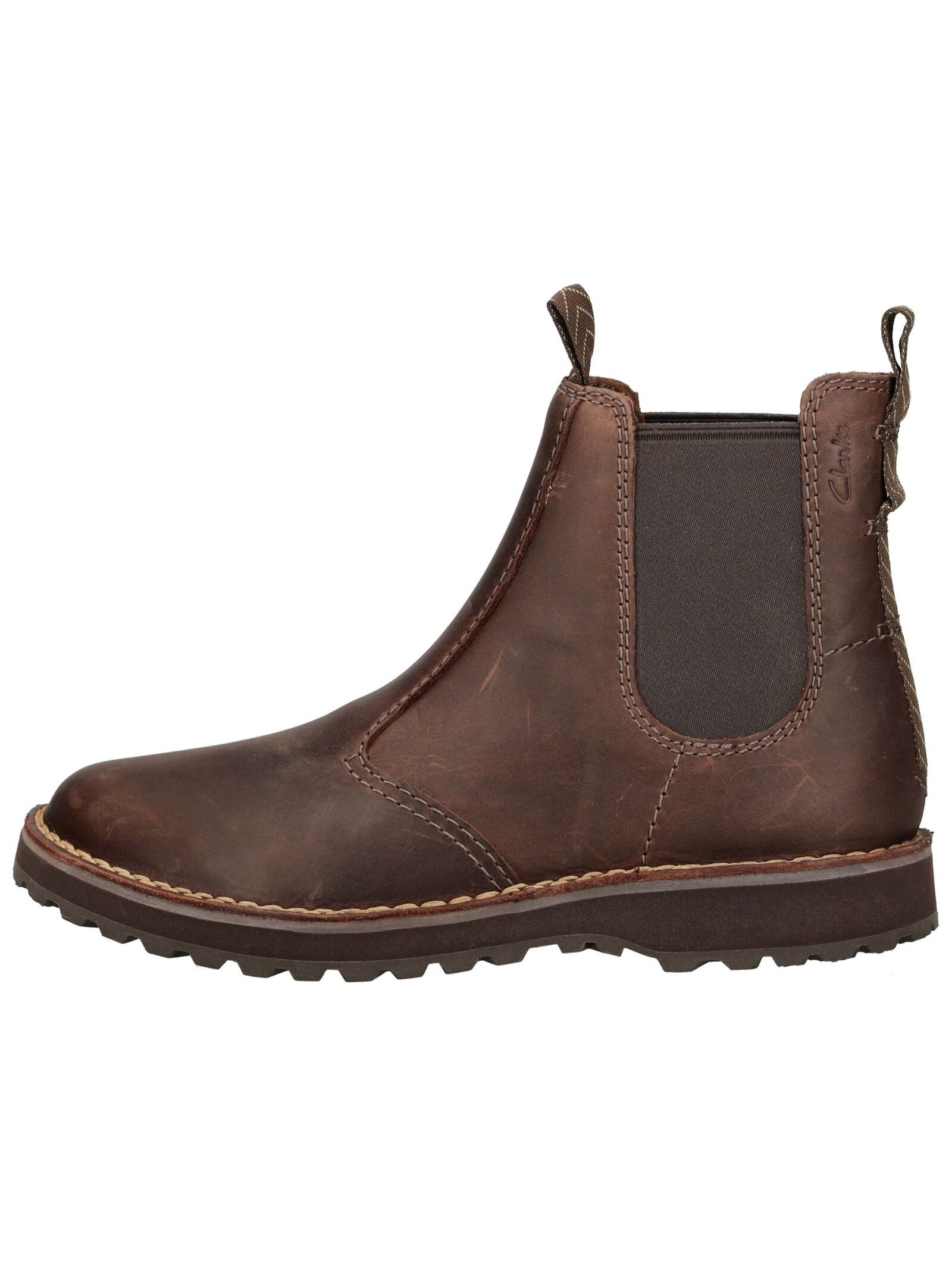 Clarks Clarks Stiefelette Leder/Textil Schnürstiefelette