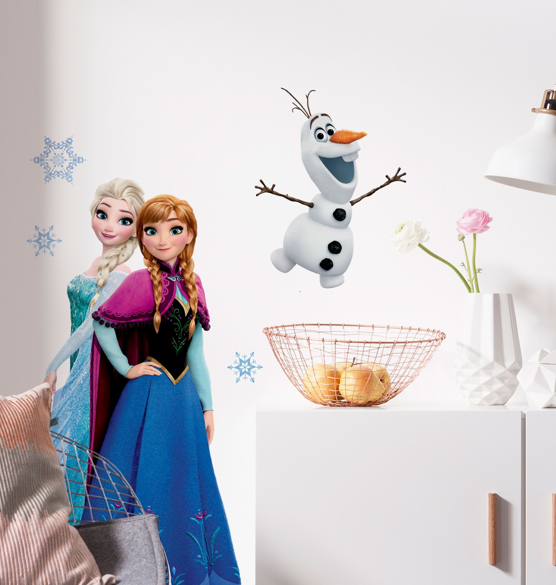 Komar Wandtattoo Arielle - Größe 50 x 70 cm (9 St), Künstler: Disney, selbstklebend, Wandsticker, Kinderzimmer – Bild 2 von 2