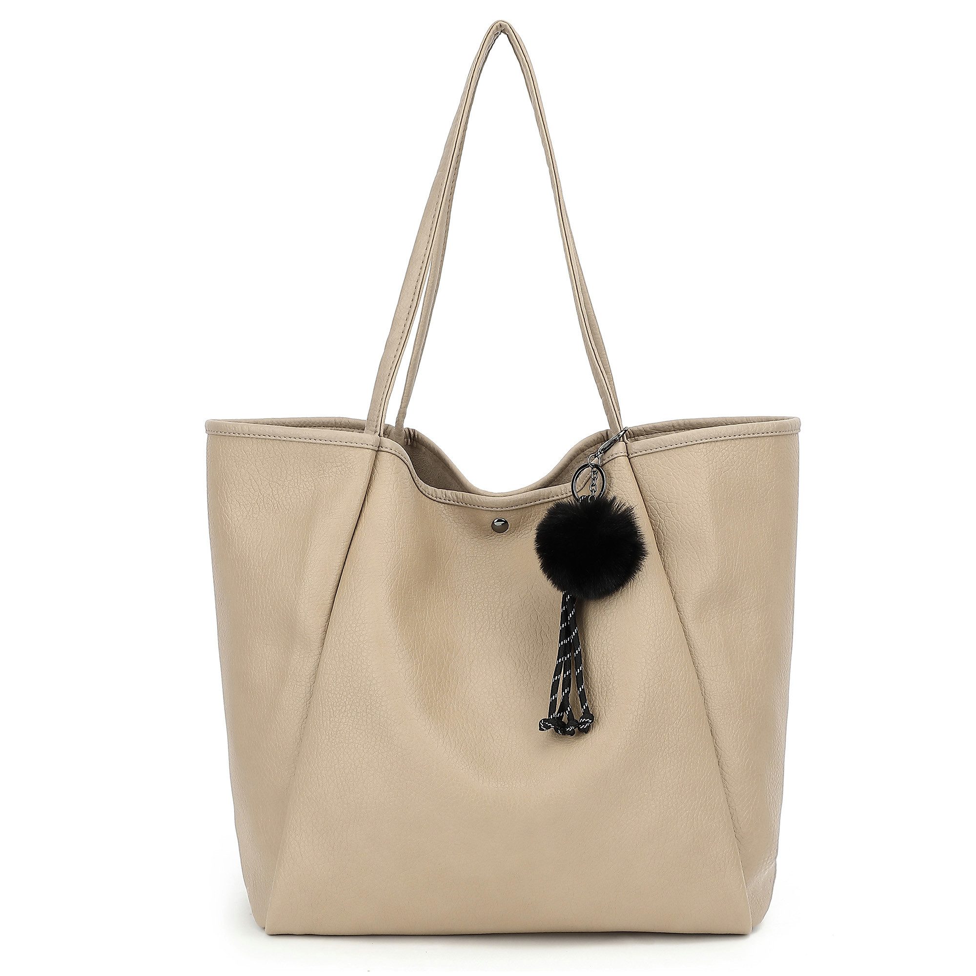TAN.TOMI Schultertasche Damen Magnetverschluss Umhängetasche PU Leder Tote günstig online kaufen