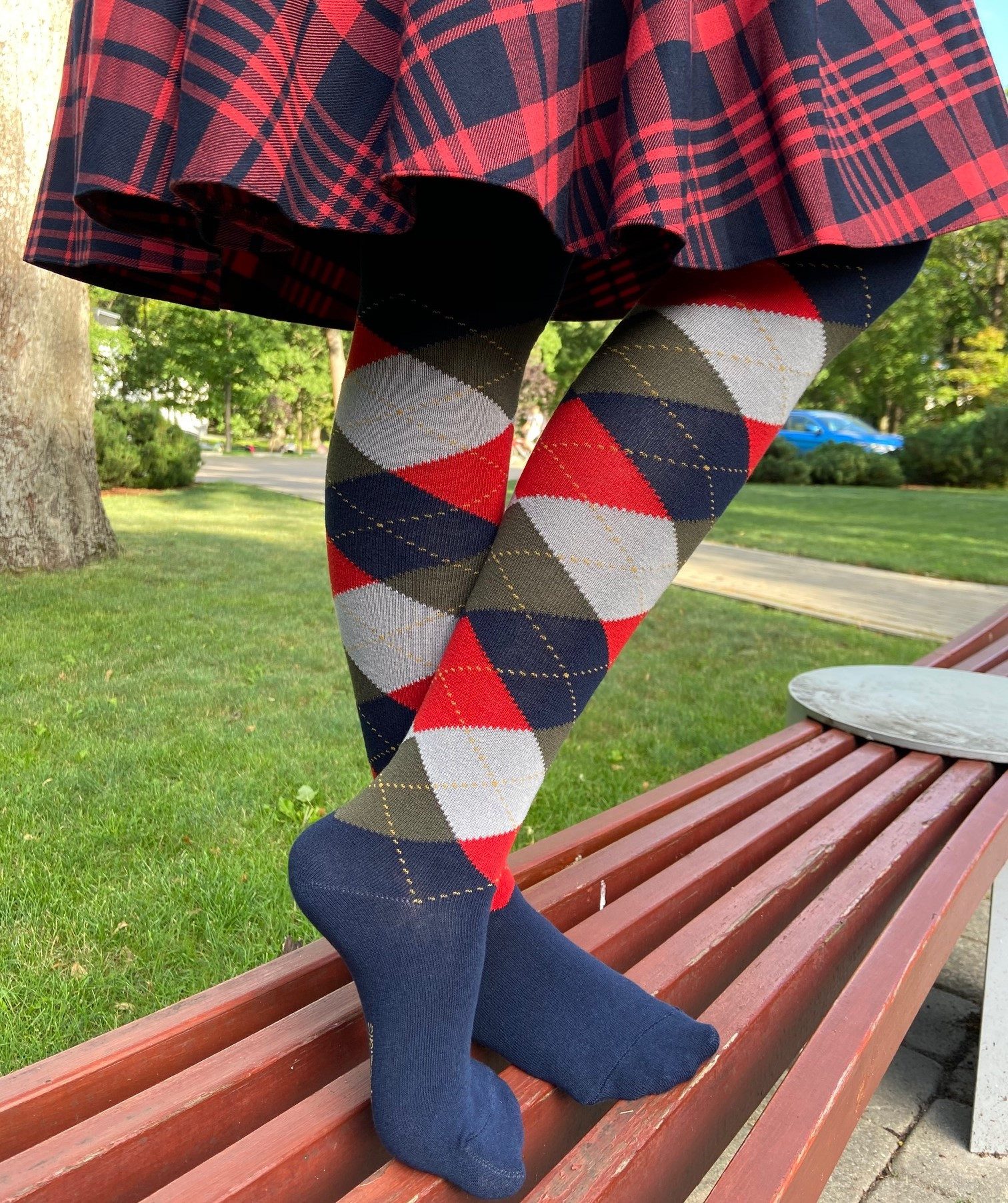 WERI SPEZIALS Strumpfhersteller GmbH Strickstrumpfhose Damenstrumpfhosen >>Blockringel<< weiche Baumwolle