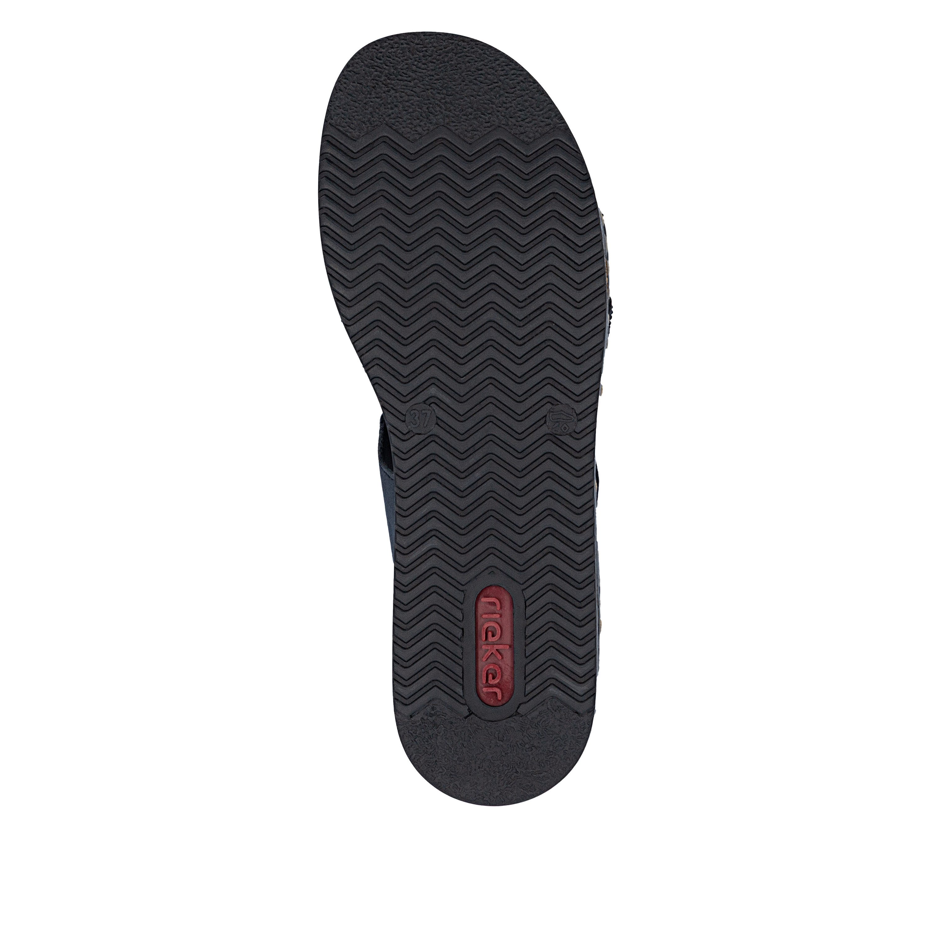 Rieker Pantolette Sommerschuh, Keilpantolette, mit Klettverschluss
