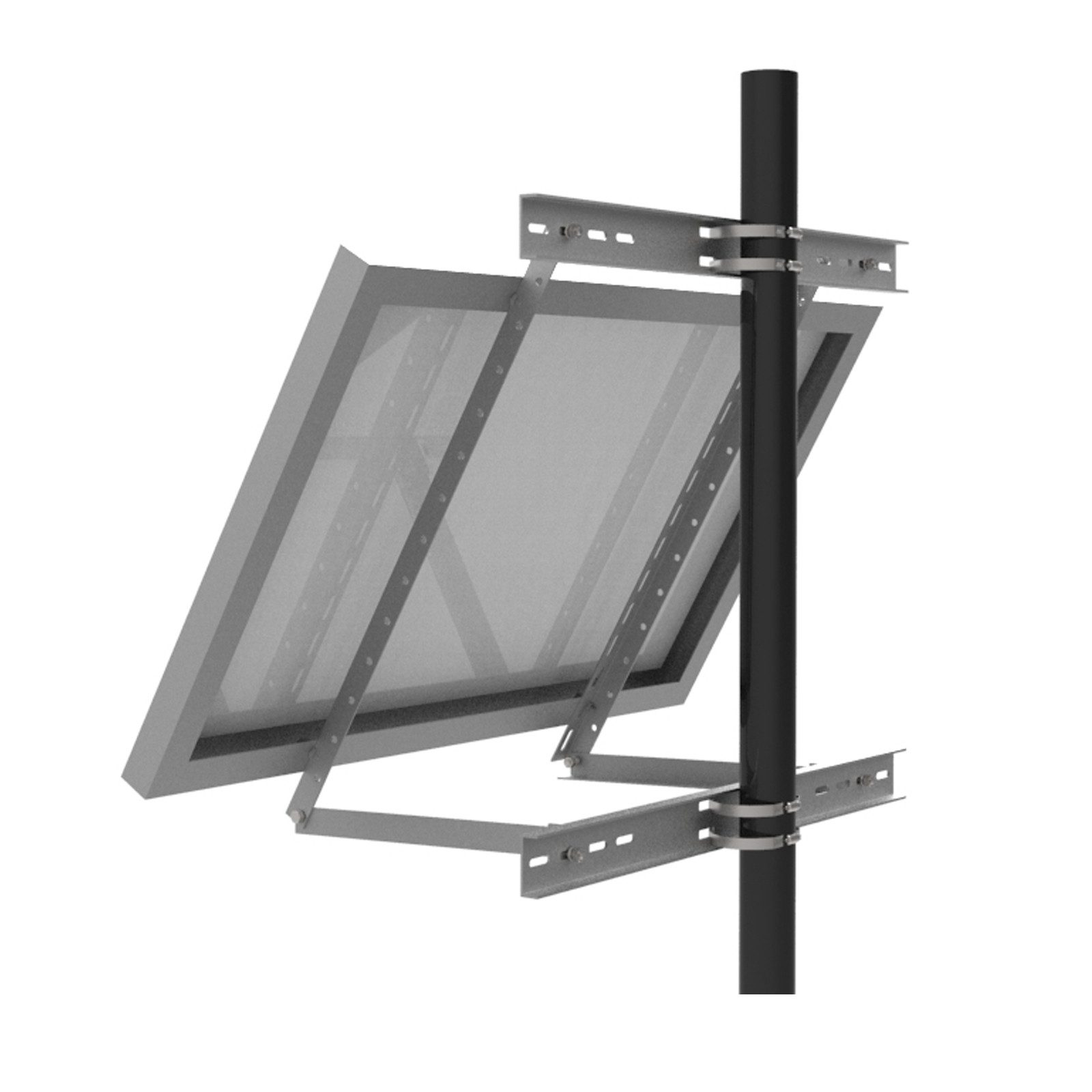 enjoy solar Solarmodul-Halterung Aluminium Halterung für Solarpanel geeignet für alle Modulbreite, (inkl. Schrauben und Muttern, Einfache ALU- Handhabung, geeig – Bild 2 von 5