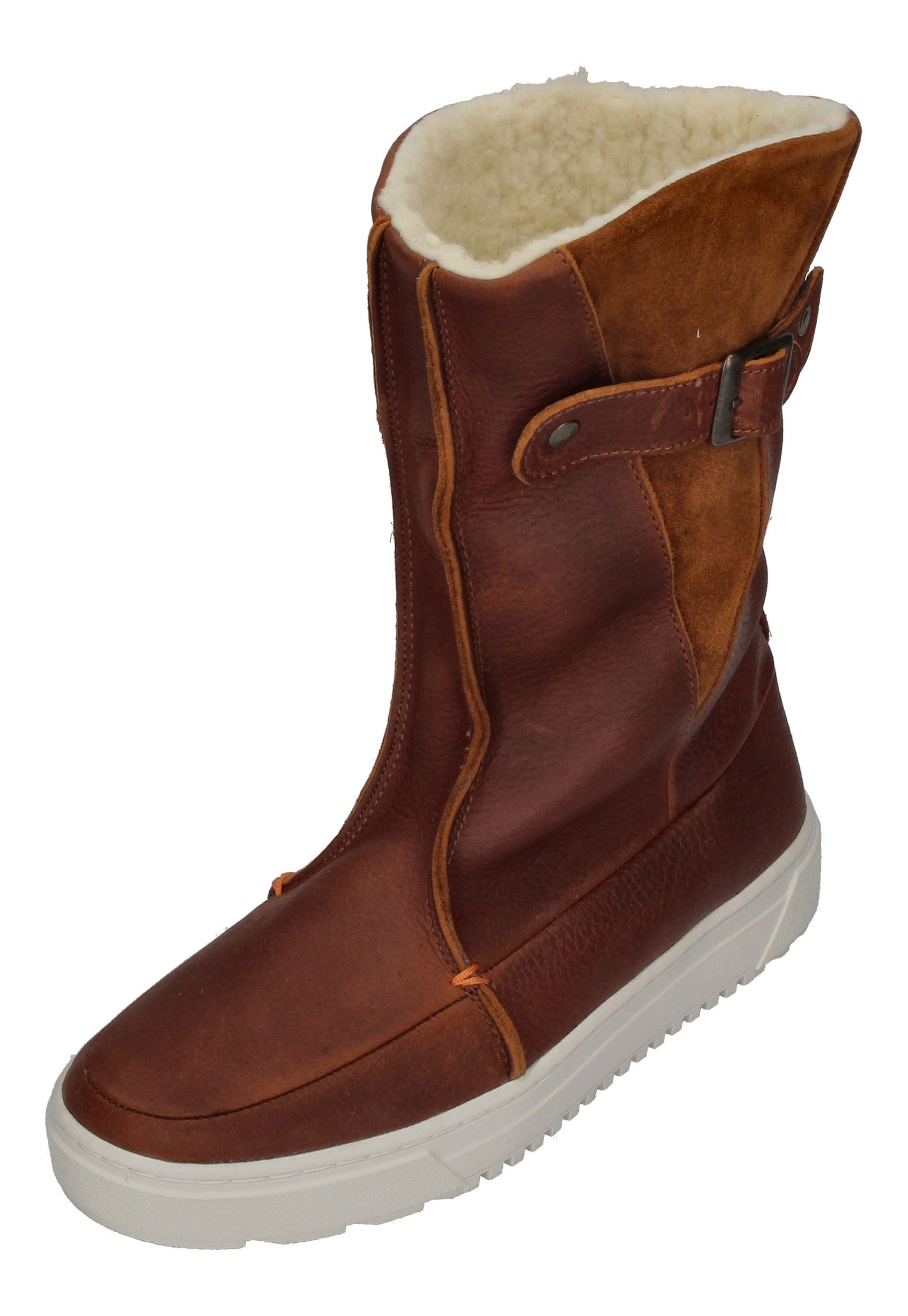 HUB Snow 3.0 Stiefelette Cognac Offwhite