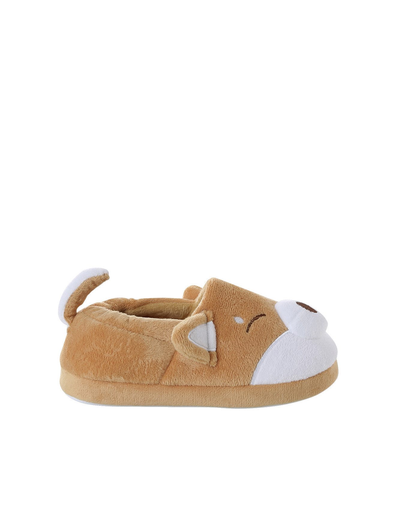 vertbaudet Kinder Hausschuhe im Hunde-Design Hausschuh