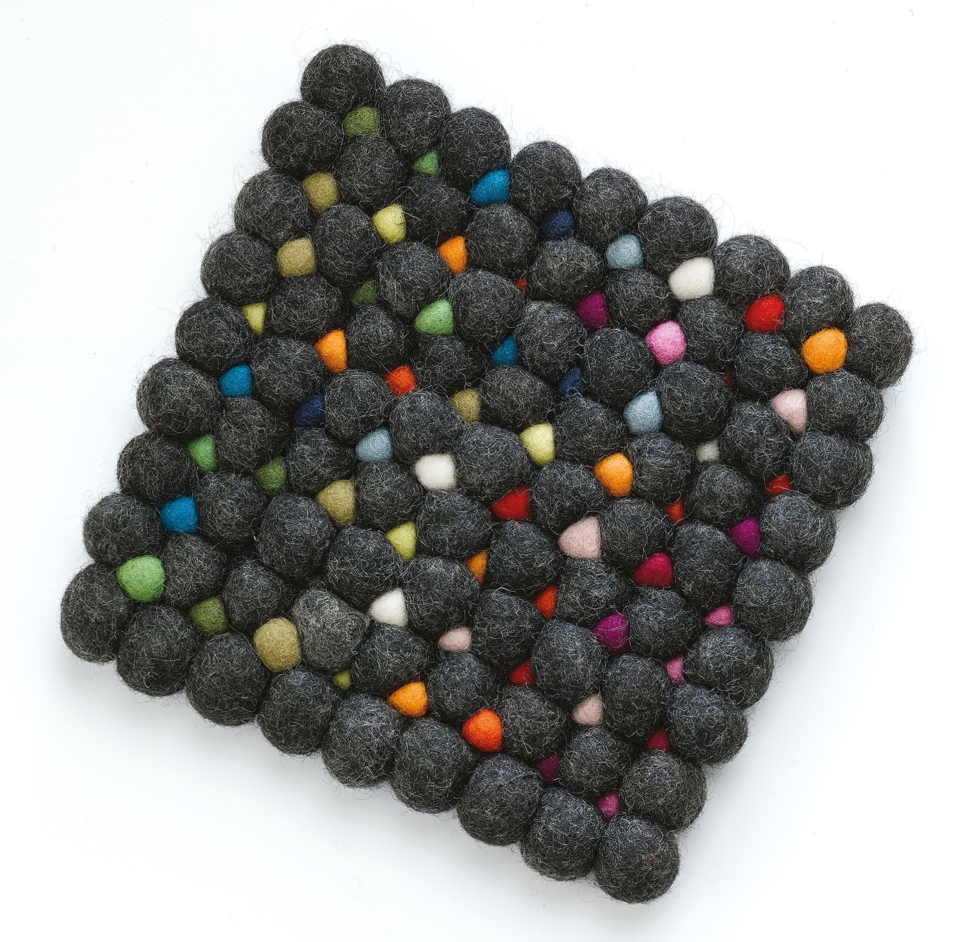 Cilio Topfuntersetzer Untersetzer Quadratisch 21x21cm Schafwolle Filz bis 100 Grad Cilio