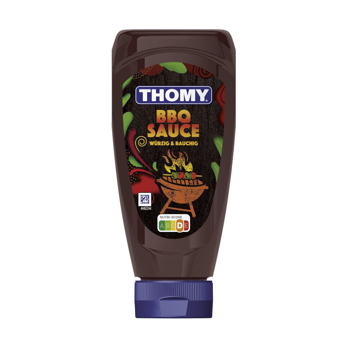 THOMY Grillsauce, Thomy Vegane BBQ Sauce rauchiges Aroma Squeeze Flasche 200ml