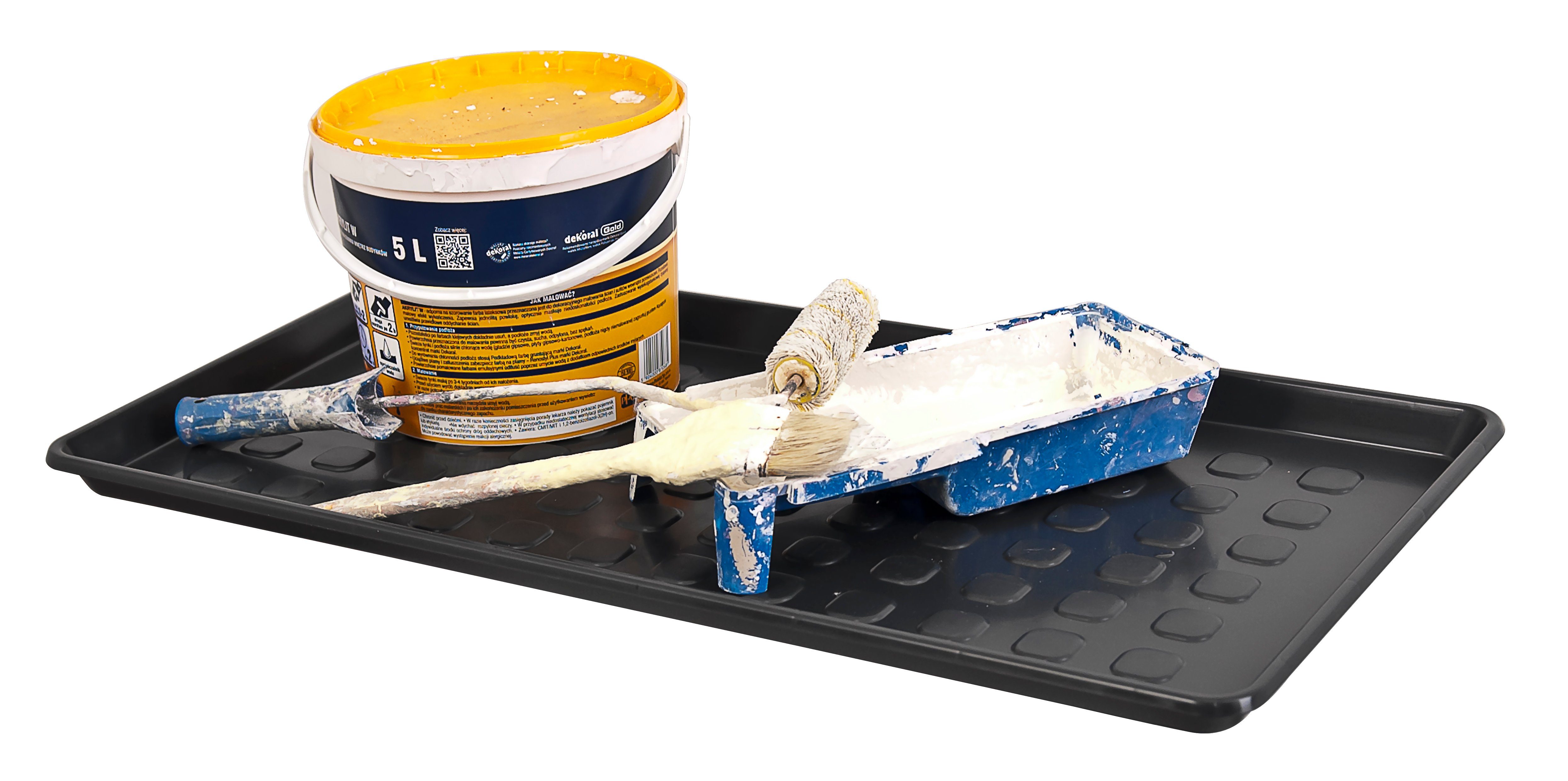 Kreher Rectangular Trunk Liner Multi-Purpose Storage Tray, Shoe Tray Made of Plastic in Black (1 pc)