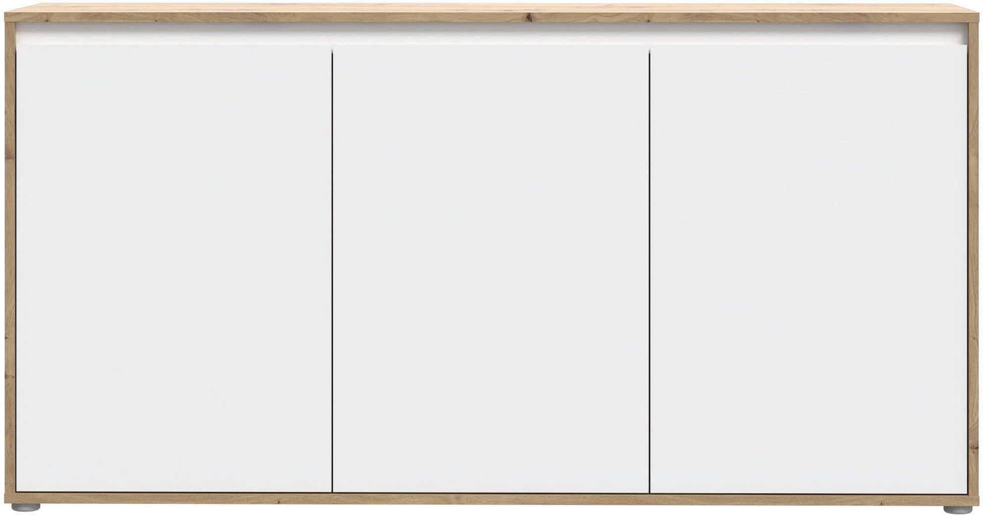 FORTE Sideboard Kommode groß Breite ca 152 cm (B/H/T 152,3/78,5/42 cm), grifflose Front, viel Stauraum