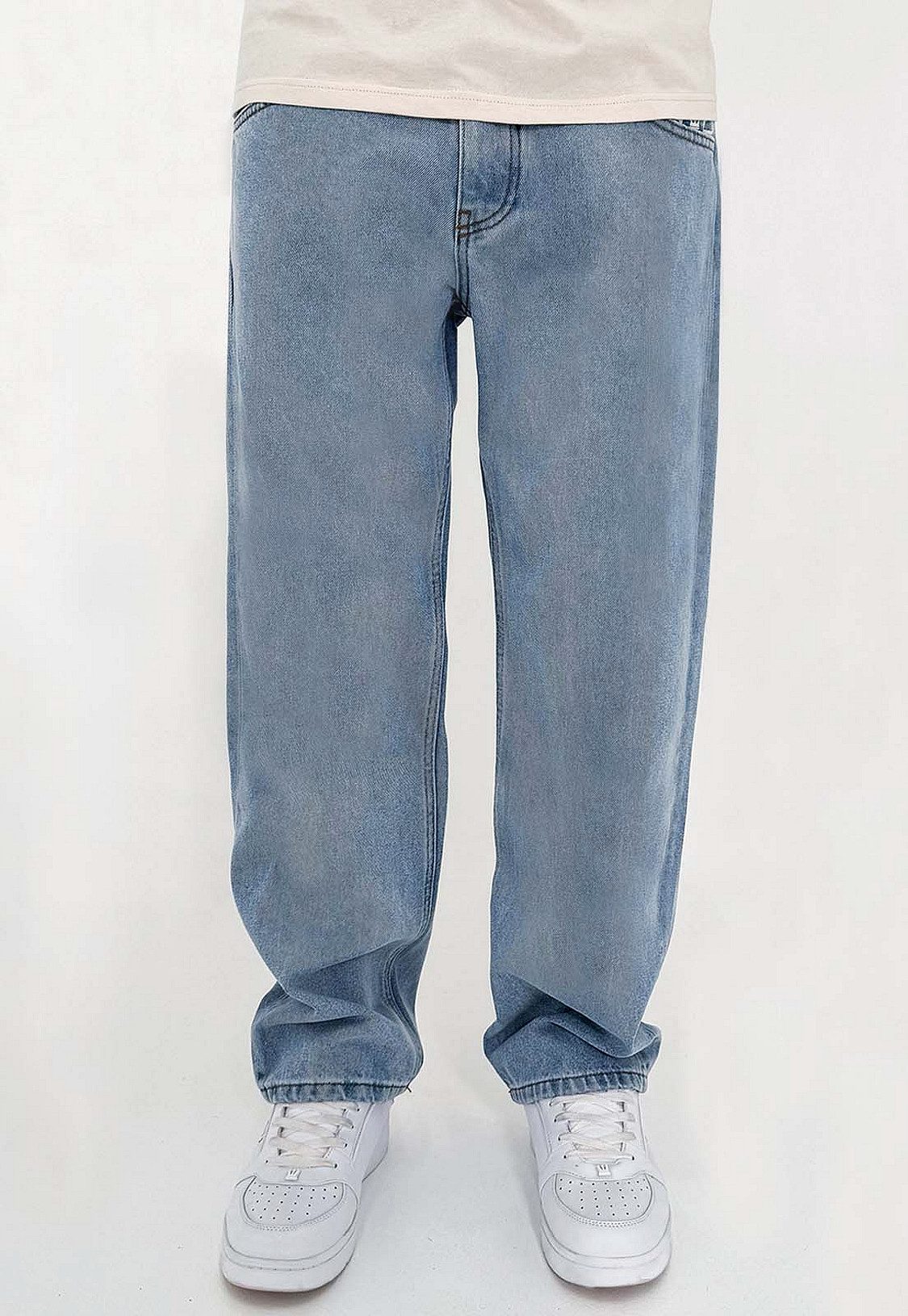 DADA Supreme Regular-fit-Jeans Bequem mit Logodruck Denim Minimal Baggy Pan günstig online kaufen