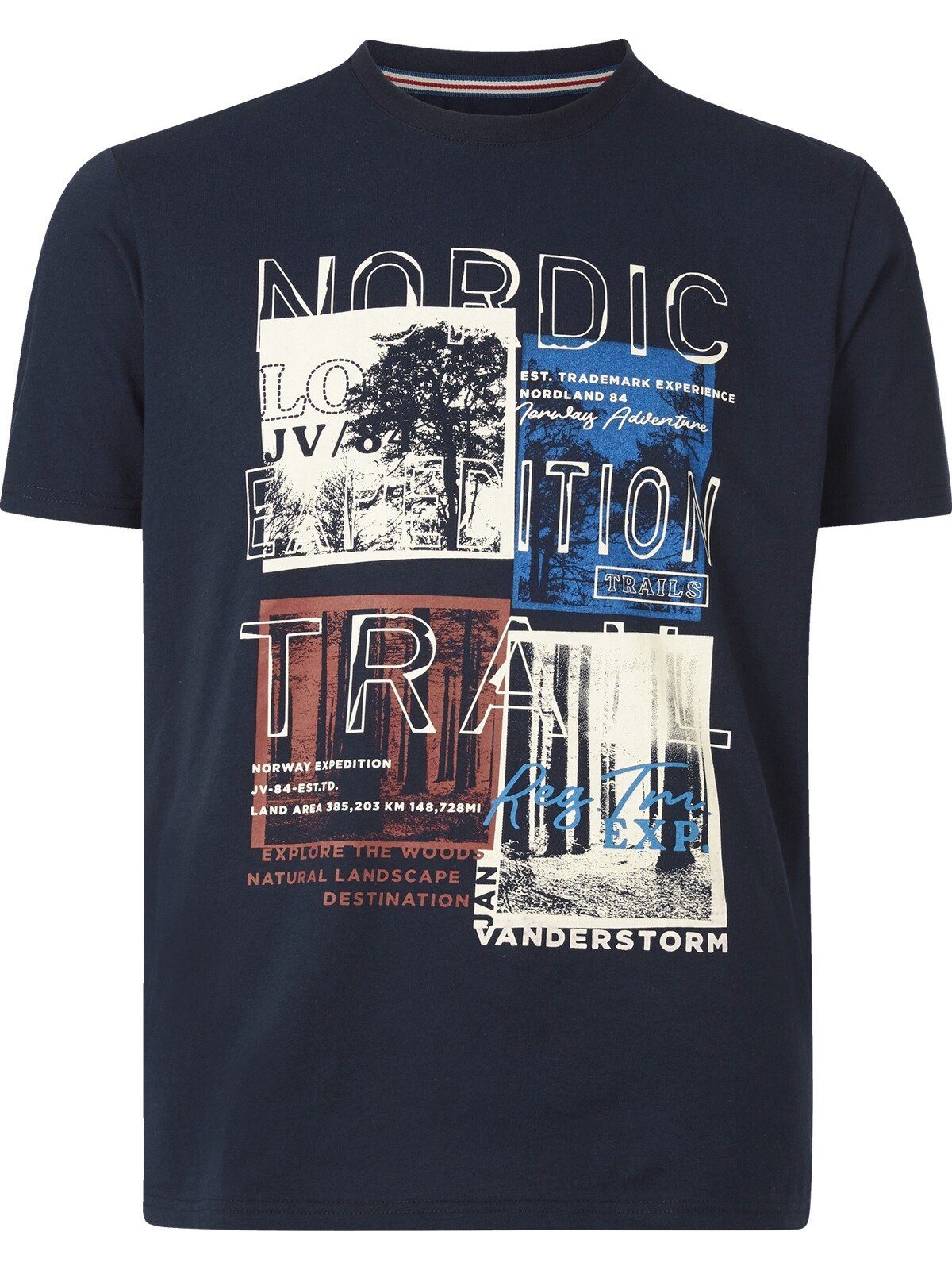 Jan Vanderstorm T-Shirt TANDRUP aus luftiger Baumwolle – Bild 3 von 5