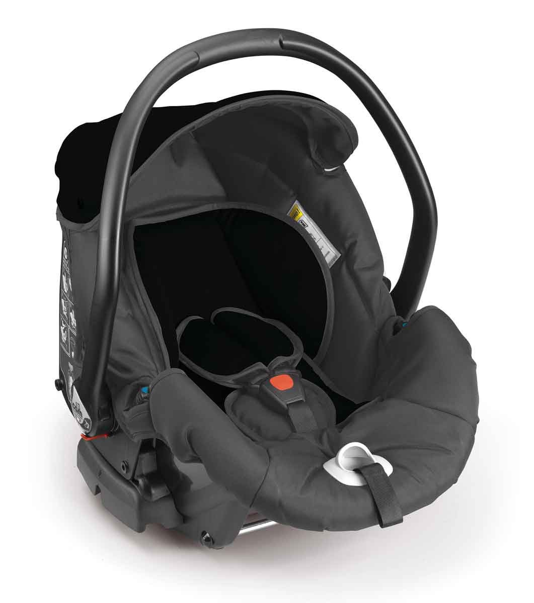 CAM Kombi-Kinderwagen 3-in-1 Cortina X3 tris inkl. Babyschale, Fußsack & Wickeltasche