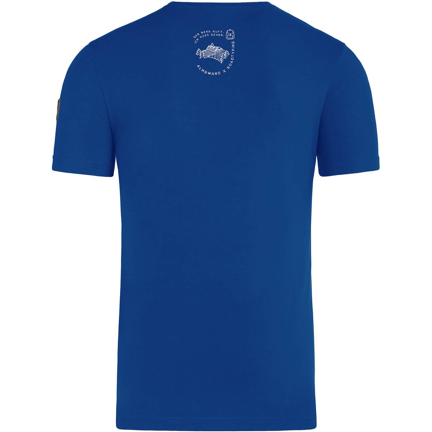 T-Shirt T-Shirt Almgwand Fischbachalm Azurblau