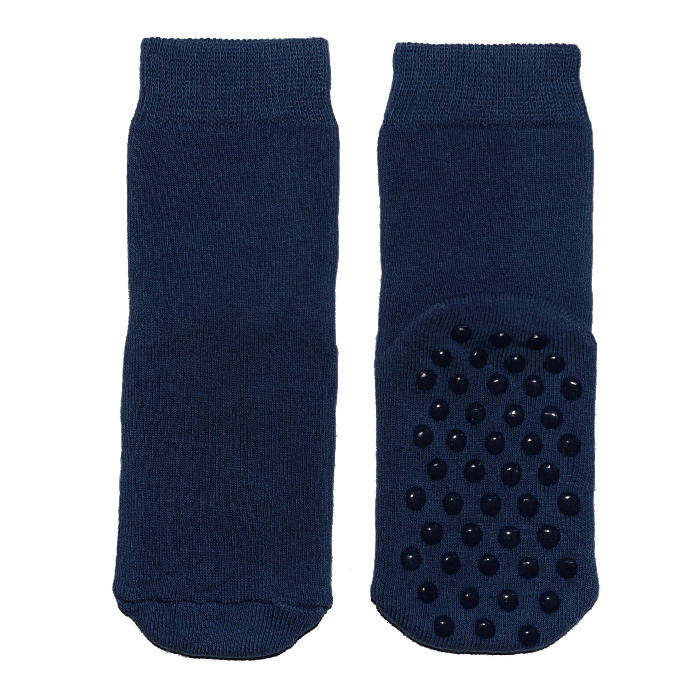 WERI SPEZIALS Strumpfhersteller GmbH ABS-Socken Kinder ABS-Socken >>Einfarbig: Noppen<< aus Baumwolle mit Frottee