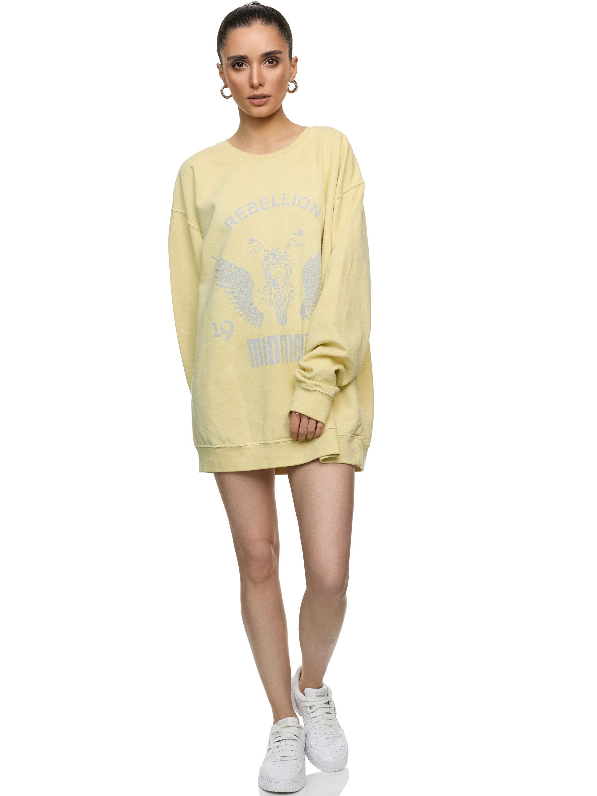 Worldclassca Sweatshirt Worldclassca Oversized Sweatshirt REBELLION Print L günstig online kaufen
