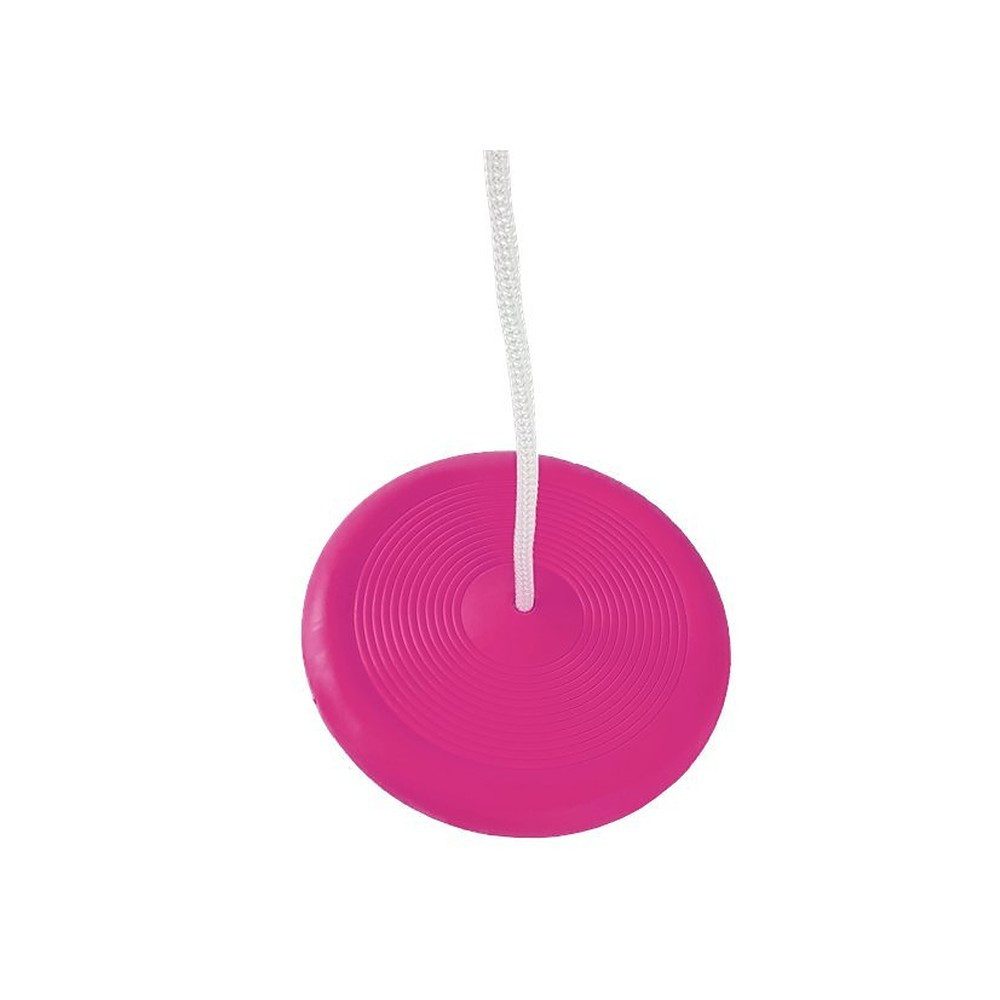 Generic Schaukelsitz Tellerschaukel Kinderschaukel Gartenschaukel (Spar-Set, 1-tlg), 28 cm Teller, 50 kg Tragkraft, Seil 175 cm, ab 3 Jahren