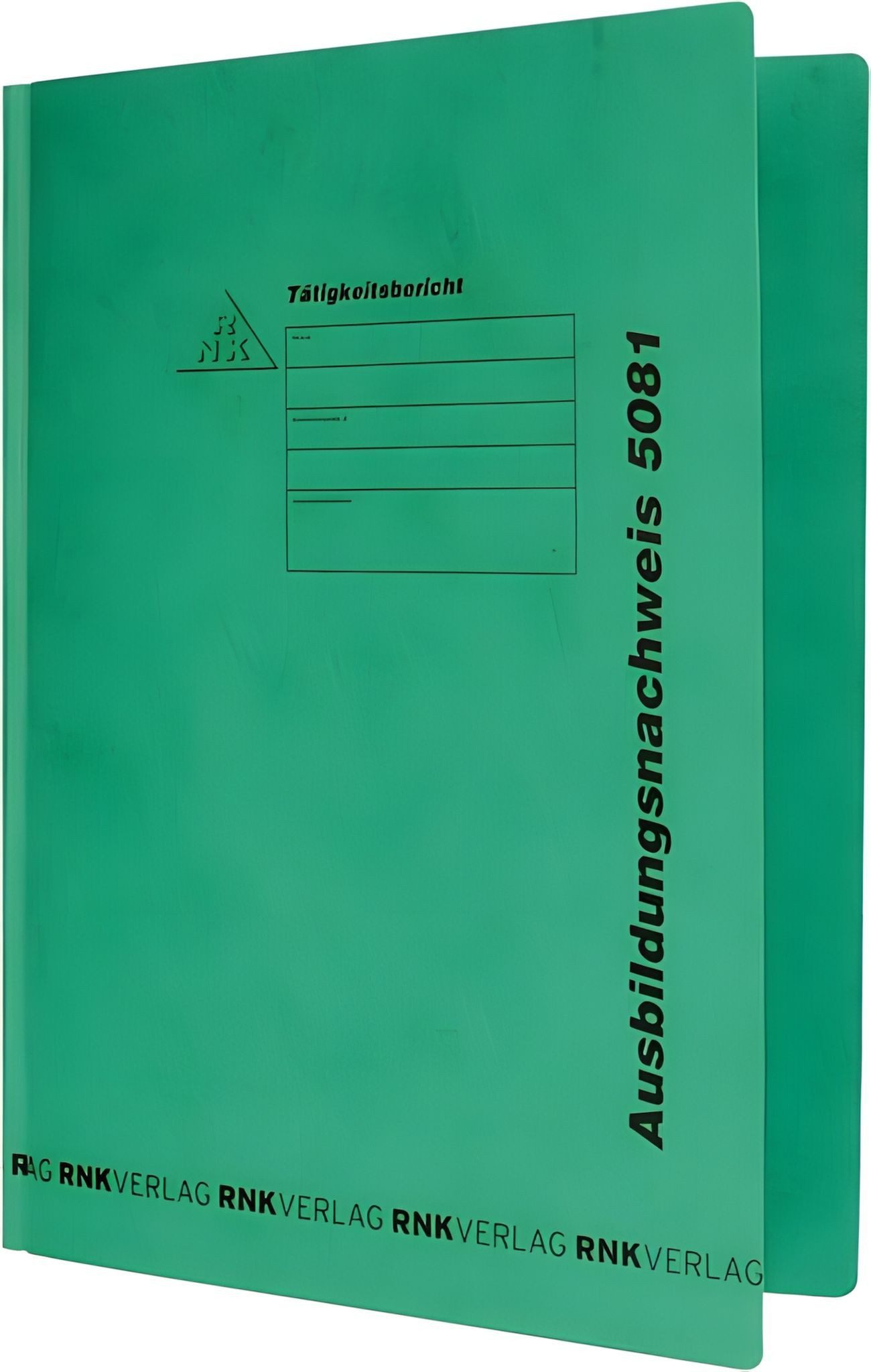 RNK Verlag Formularblock RNK Ausbildungsnachweis Schnellhefter grün 310x220mm Spezialkarton