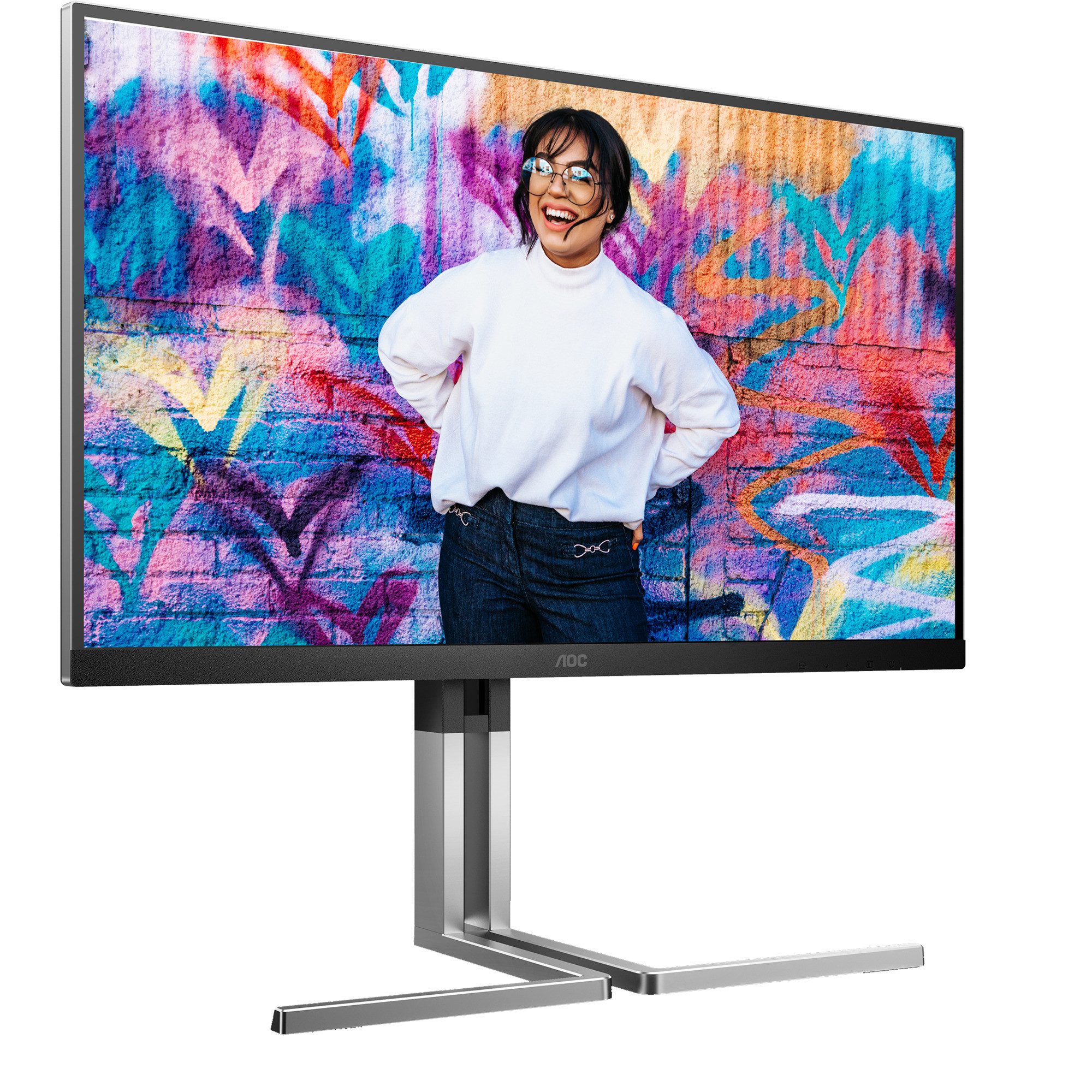AOC Q27U3CV, QLED-Monitor, (QHD, IPS QD, USB Hub, TFT-Monitor