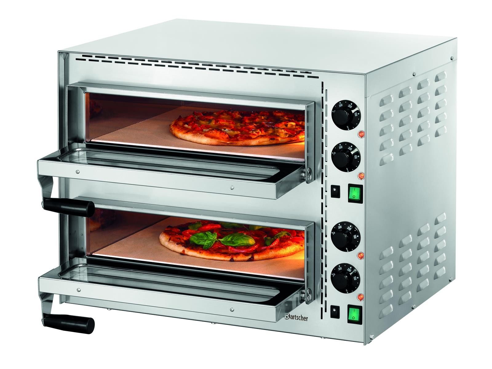 Bartscher Pizzaofen Pizzaofen "Mini Plus 2" 2 Backkammern 203535