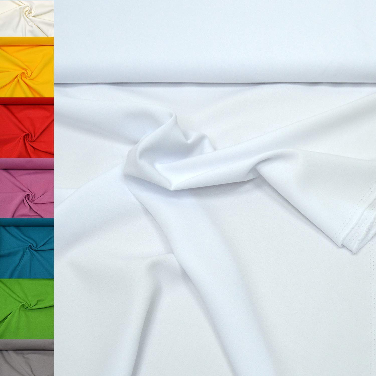 MAGAM-Stoffe Stoff "Mara", Universal-Stoff Blickdicht Knitterarm Kostüm Tischdecken Meterware 1m