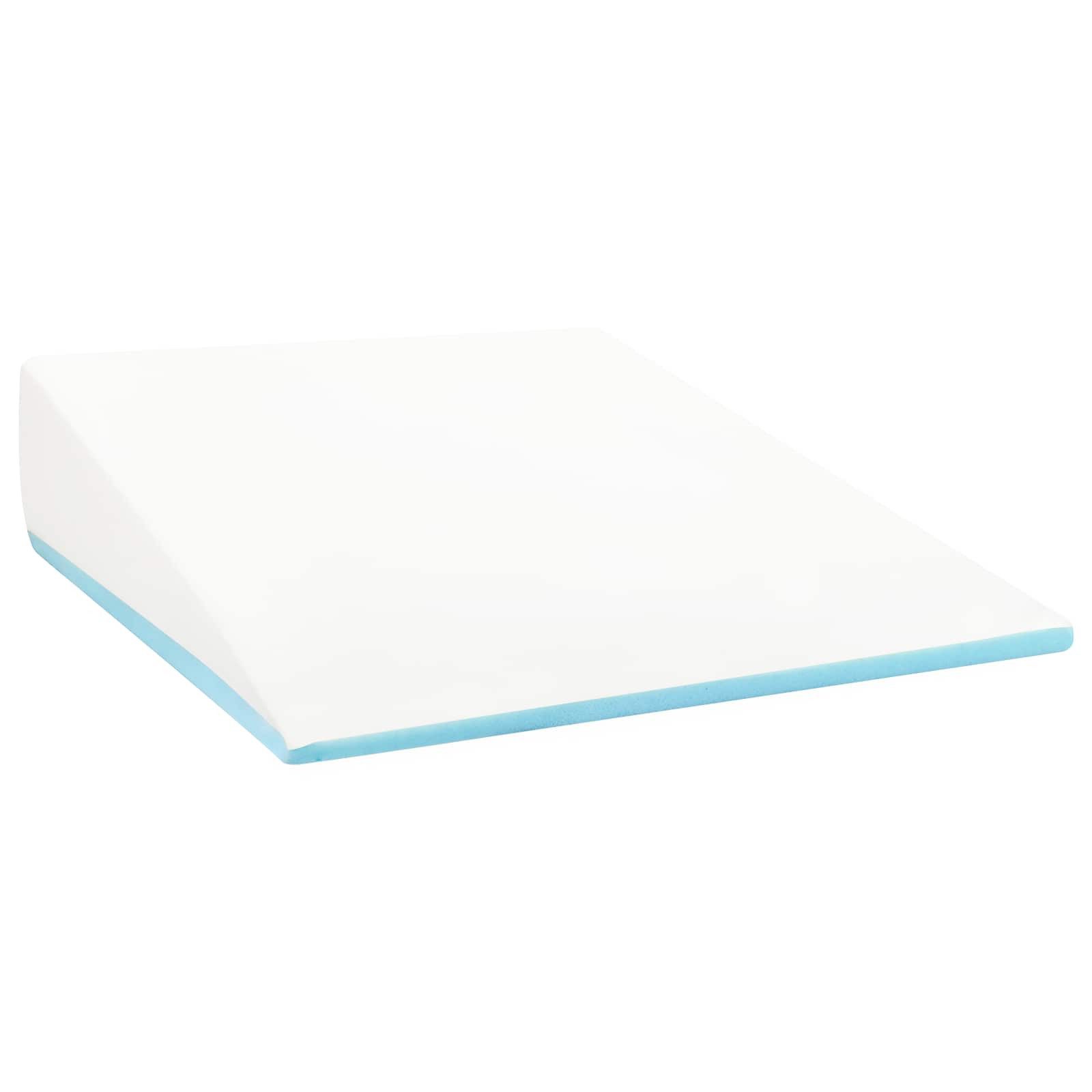 vidaXL Kopfkissen Keil Kopfkissen Uni Weiß 69 x 64 x 19 cm Viscoschaum, Bez günstig online kaufen