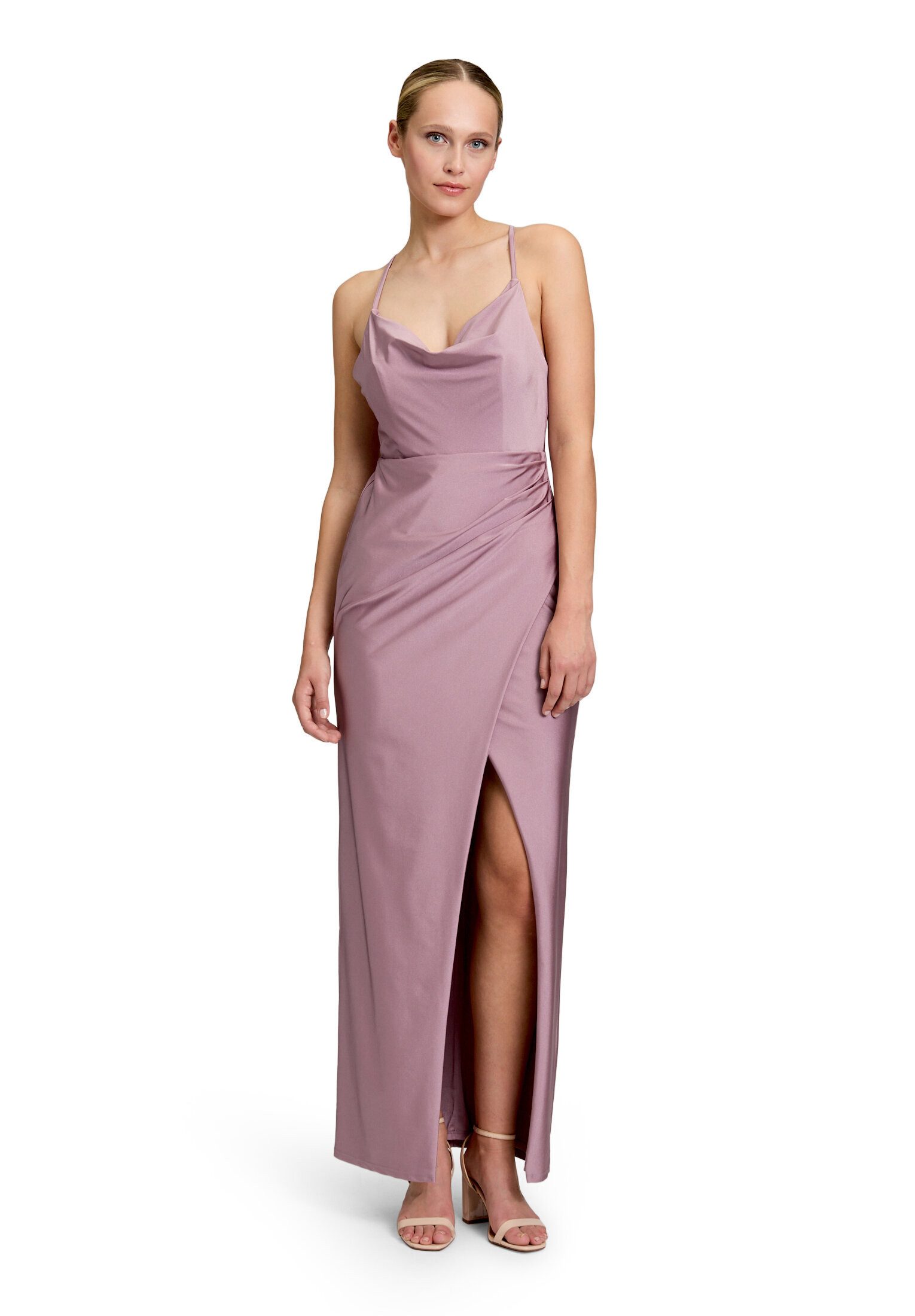 Vera Mont Abendkleid Damen figurbetont Schlitz