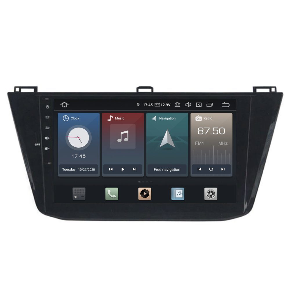 TAFFIO Für Volkswagen Tiguan 10" Touchscreen Android Autoradio GPS CarPlay  Einbau-Navigationsgerät