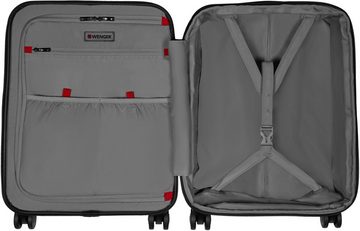 Wenger Business-Trolley Syntry Carry-On, grau, 4 Rollen, mit Volumenerweiterung, USB-Schleuse& Frontfach für Laptop und Tablet