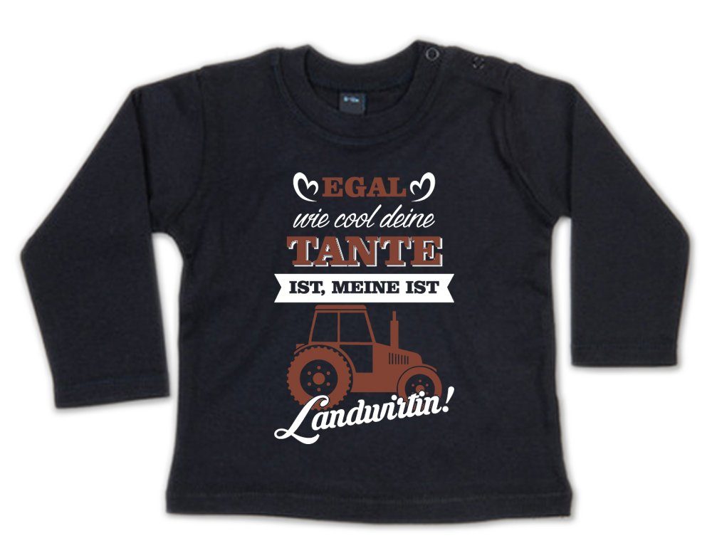Ggraphics Longsleeve Egal wie cool Deine Tante ist, meine ist