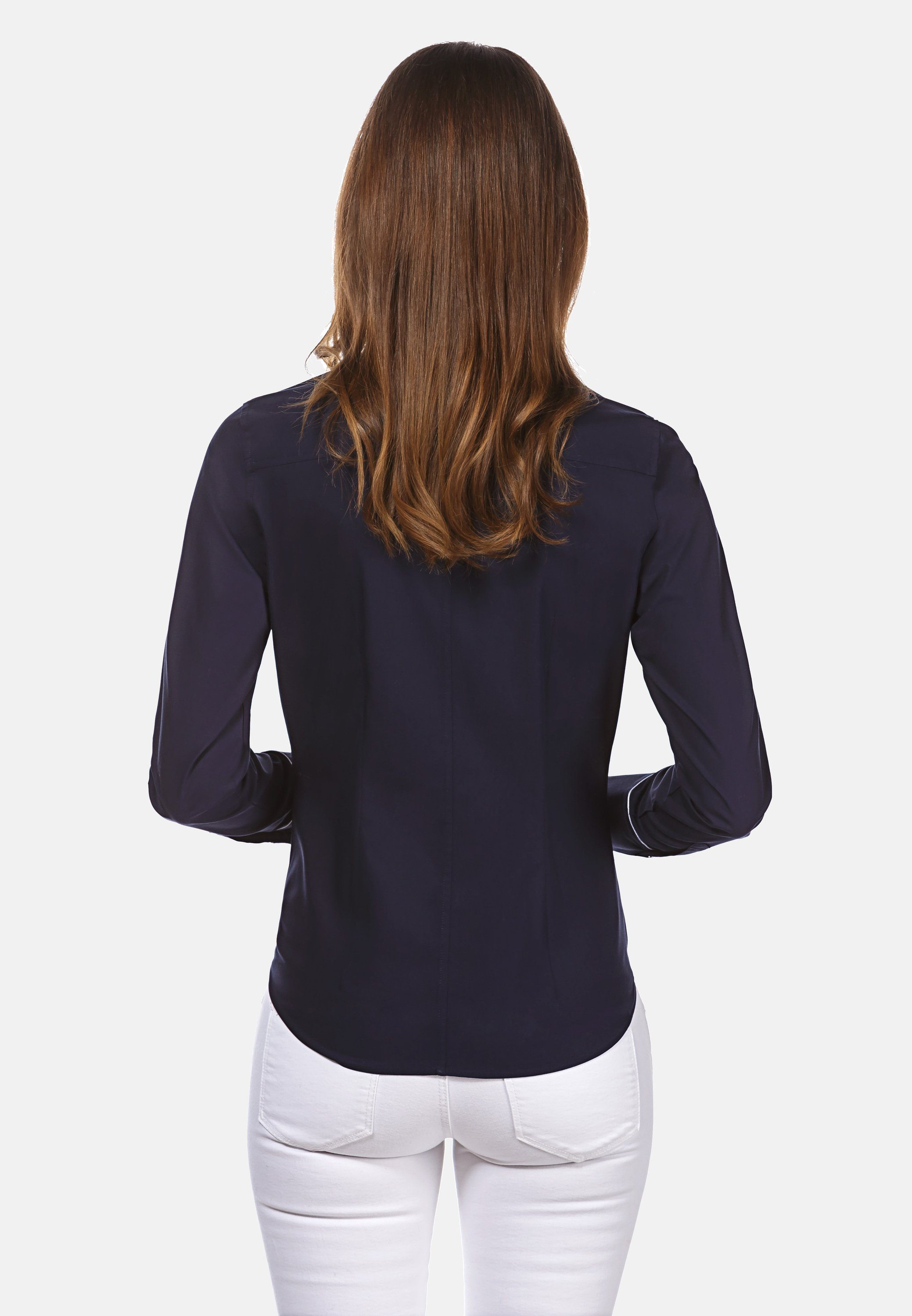 Vincenzo Boretti Klassische Bluse leicht tailliert günstig online kaufen