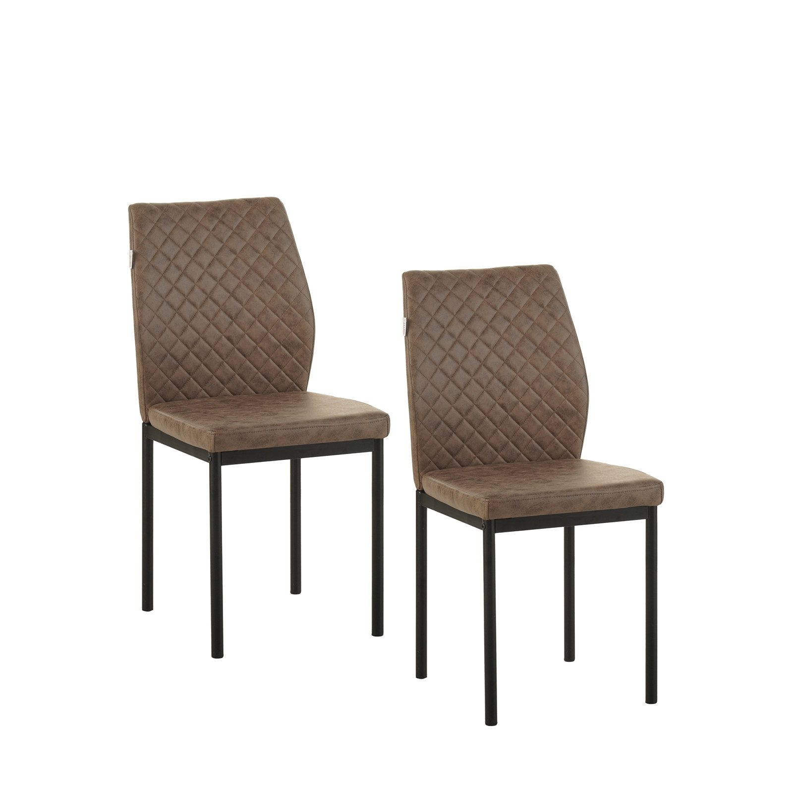 HTI-Living Esszimmerstuhl Esszimmerstuhl 2er Set Antikdunkelbraun Tromi (Se günstig online kaufen