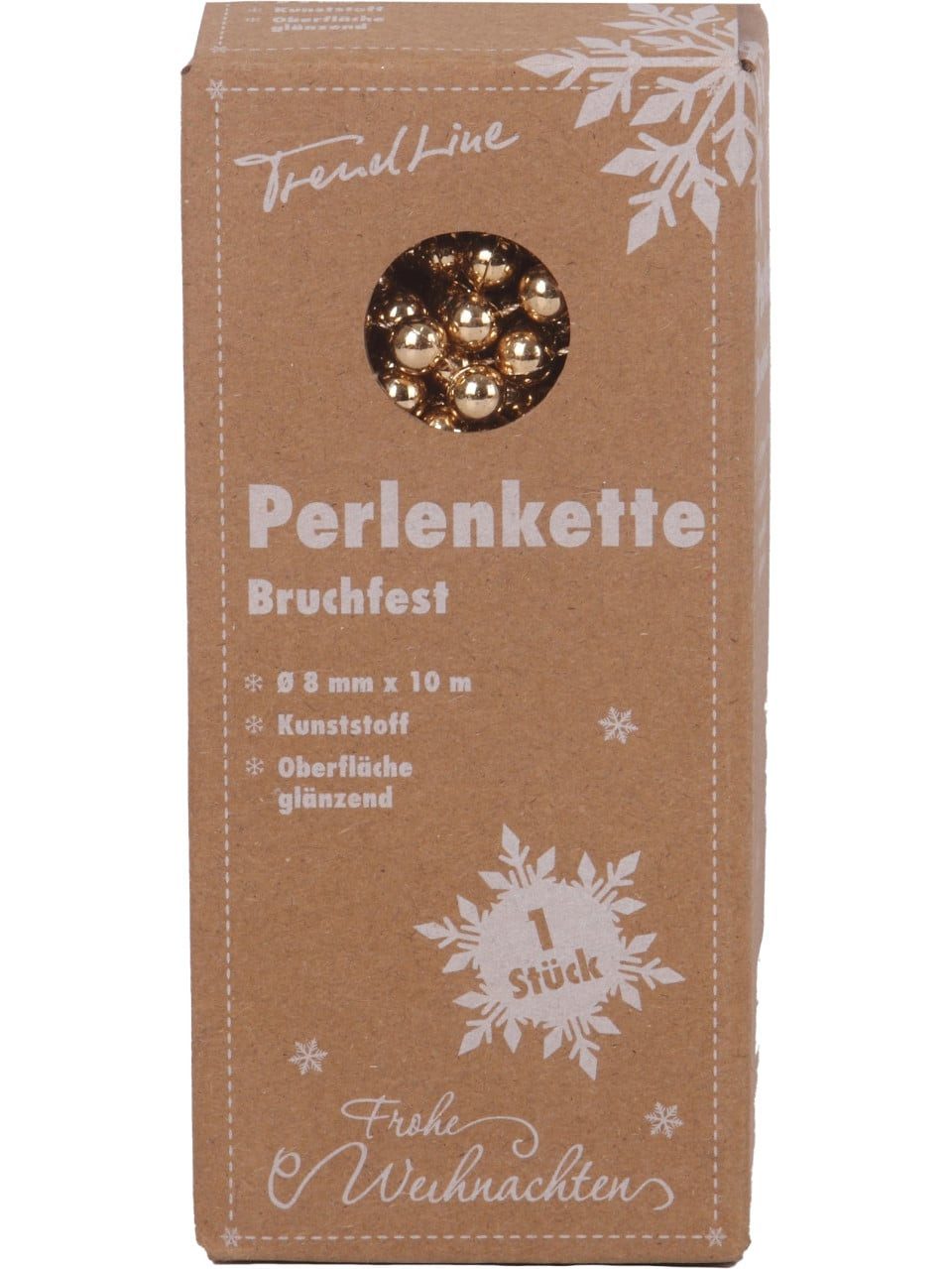 Trend Line Christbaumschmuck TrendLine Perlenkette bruchfest langlebig 10 m