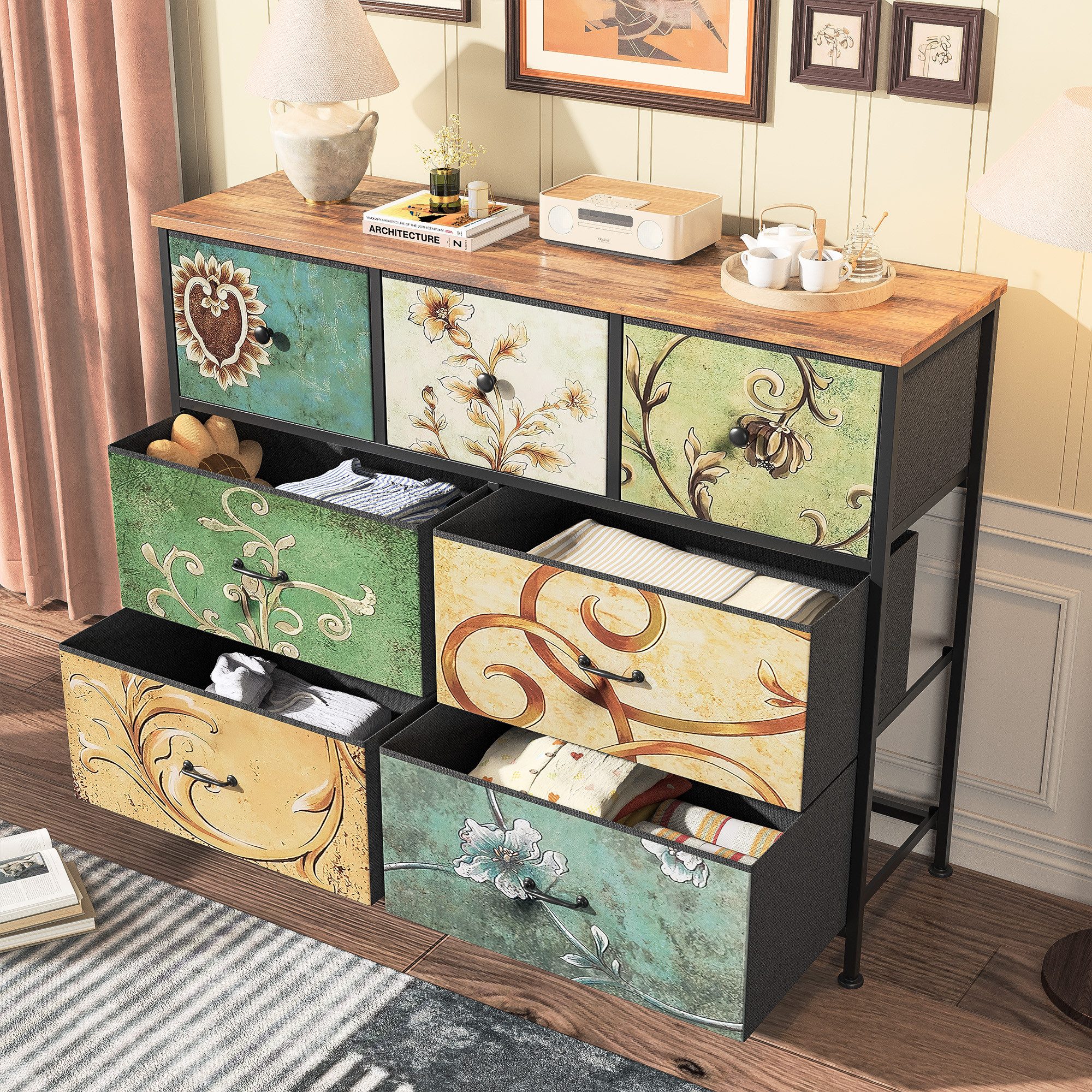 Furnishings Home Sideboard Schubkastenkommode Kommode Nachttisch günstig online kaufen