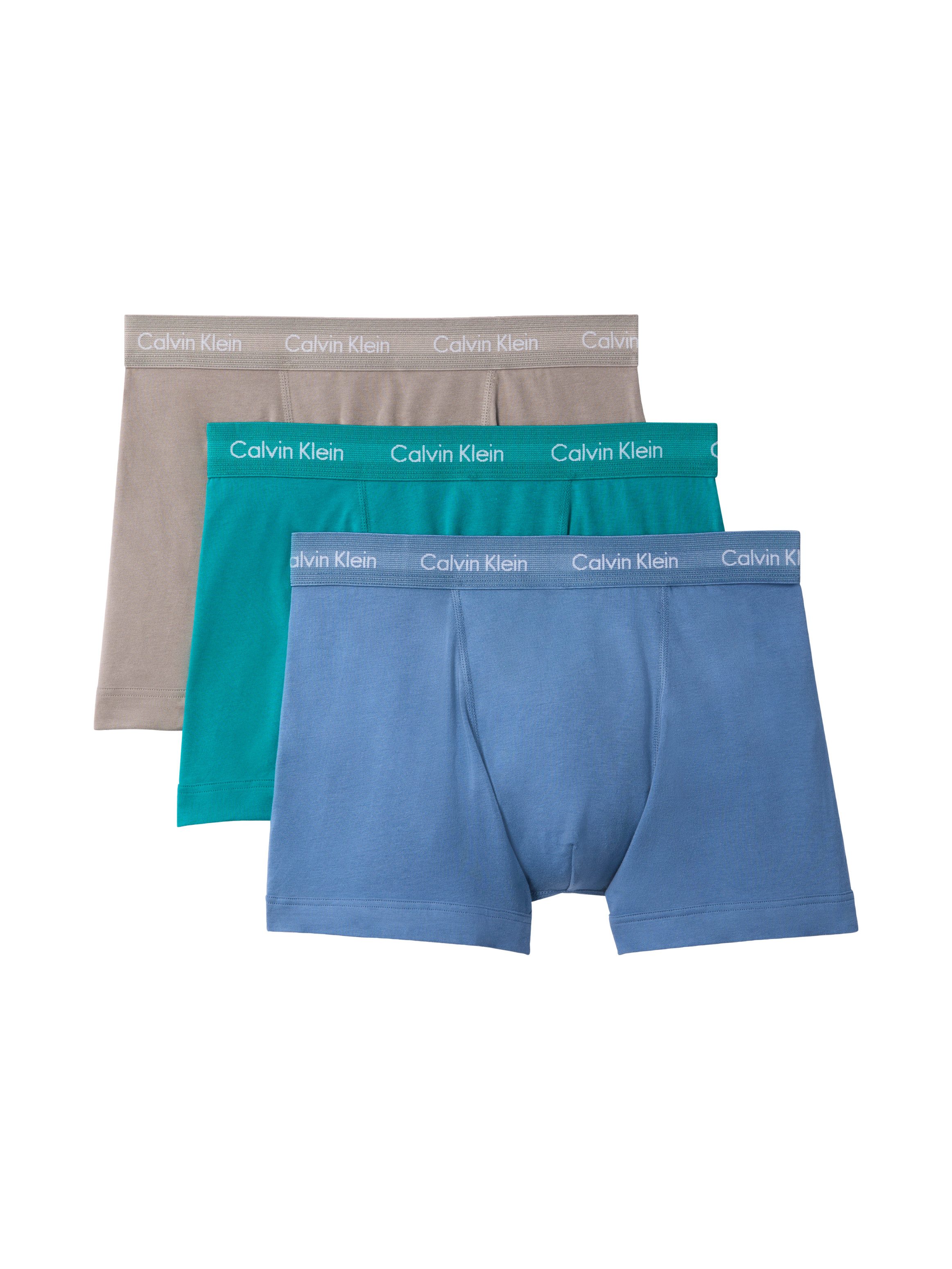 Calvin Klein Underwear Trunk TRUNK 3PK (Packung, 3-St) mit Calvin Klein Logo-Elastikbund (3 Stück)