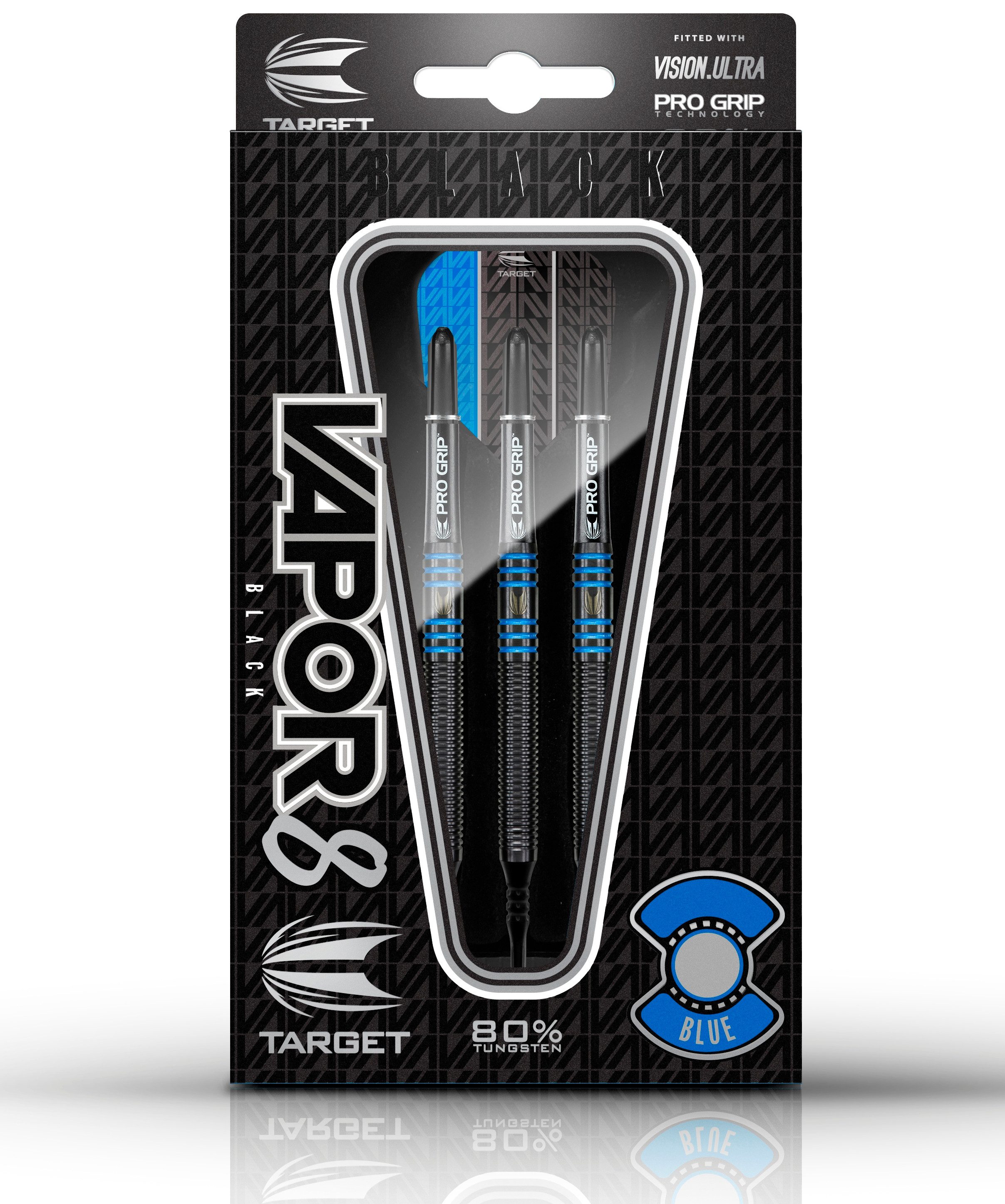 Dartpfeil Softdart Vapor8 Black Blue Softtip 18g von Target