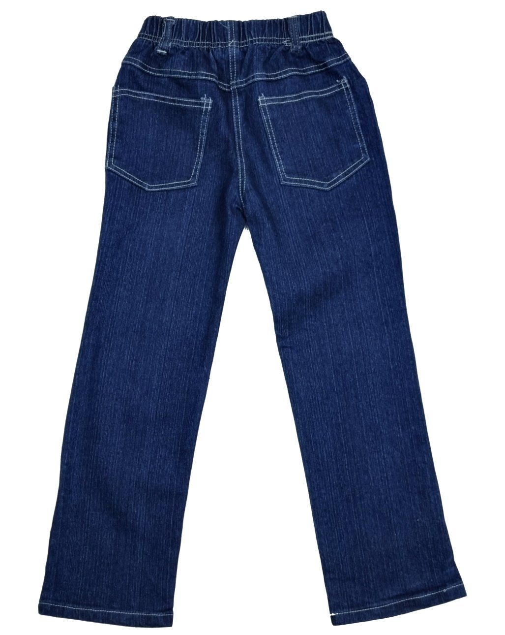 Girls Fashion Stretch-Jeans Mädchen Jeans Stretchjeans Hose mit rundum Gummizug, M5