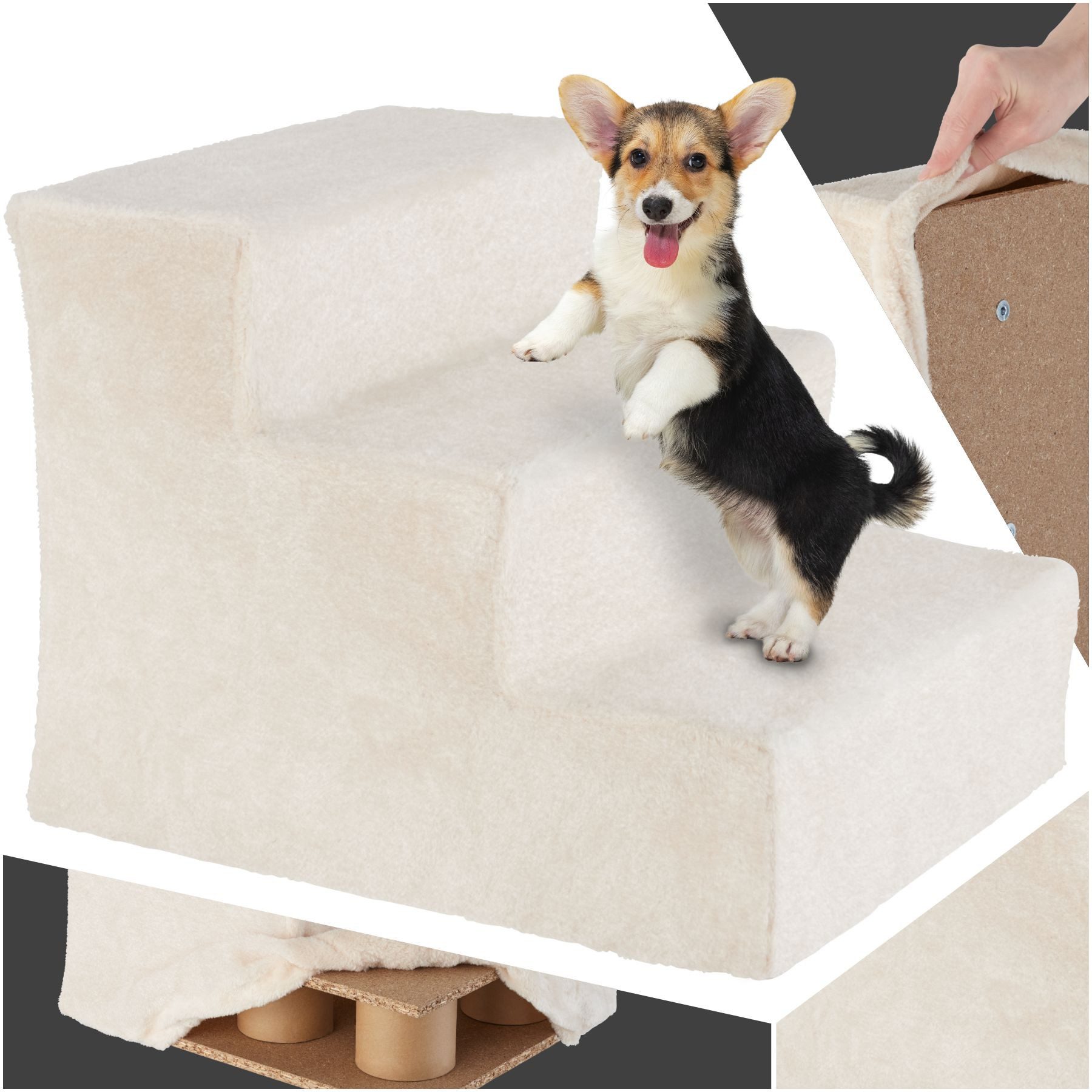 tectake Haustiertreppe Paw Path, für Hunde günstig online kaufen