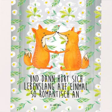 Mr. & Mrs. Panda Gartenleuchte Füchse Liebe - Transparent - Geschenk, Partner, Freundin, Gartenleuch