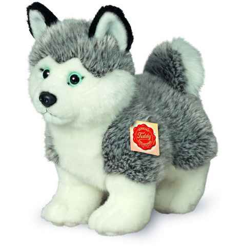 Teddy Hermann® Kuscheltier Husky stehend, 23 cm, zum Teil aus recyceltem Material