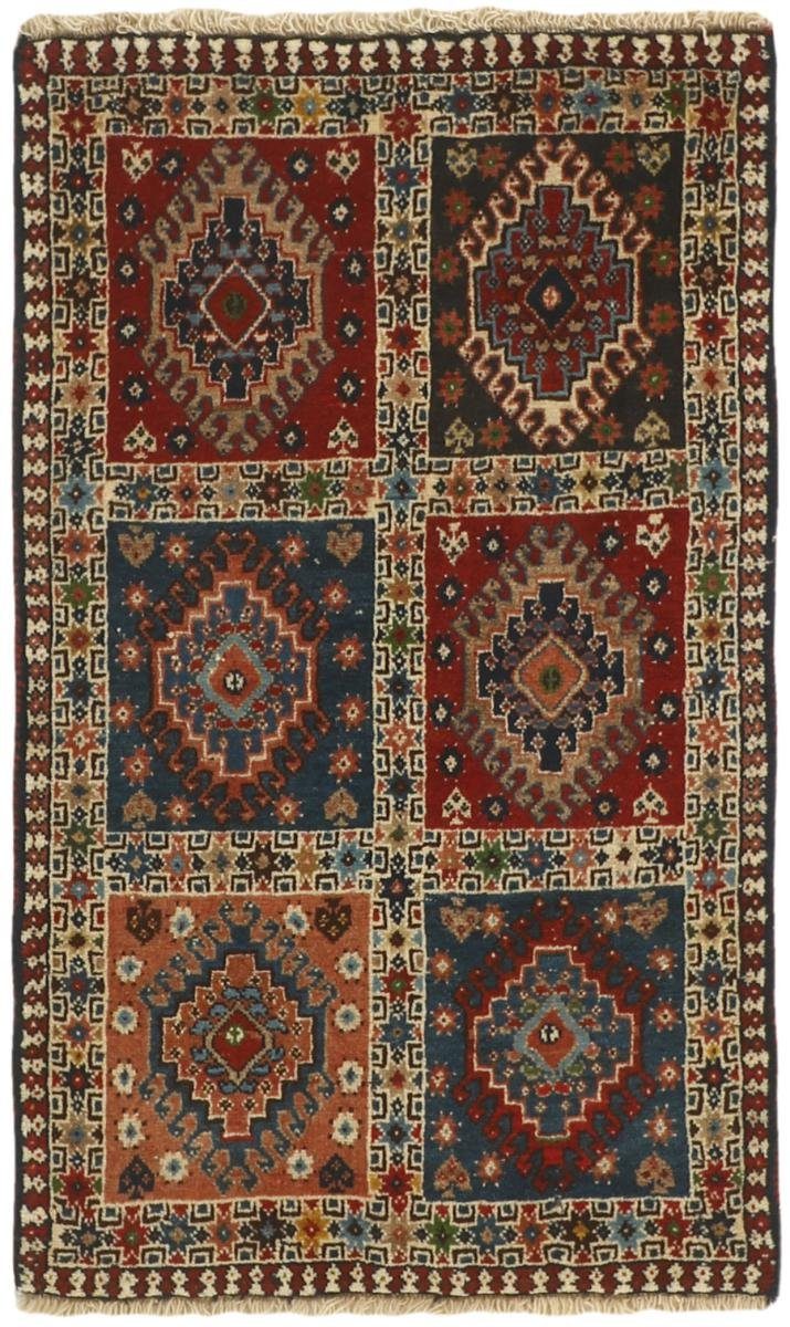 Orientteppich Yalameh Perserteppich, mm Trading, rechteckig, 60x101 12 / Höhe: Orientteppich Handgeknüpfter Nain