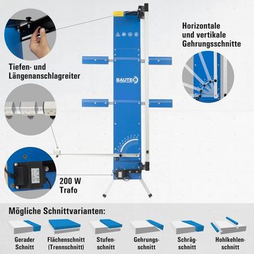 BAUTEC Heißdrahtschneider GAZELLE 3 + PROFI-STYROCUTTER 250W (Dauerbetrieb) » Styroporschneider, Kombi-Set