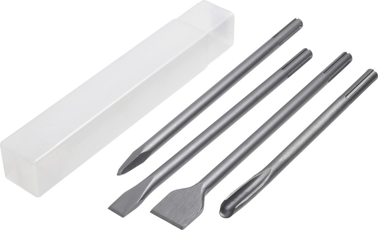 meister Bohrer- und Bitset Meister Meißel-Set 4-teilig SDS-Max