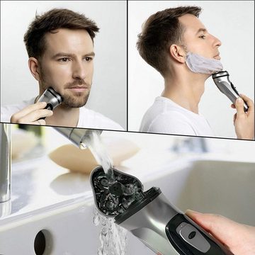 HYTIREBY Elektrorasierer Elektrorasierer Rasierer für Männer, elektrischer Rasierer mit Präzisionstrimmer