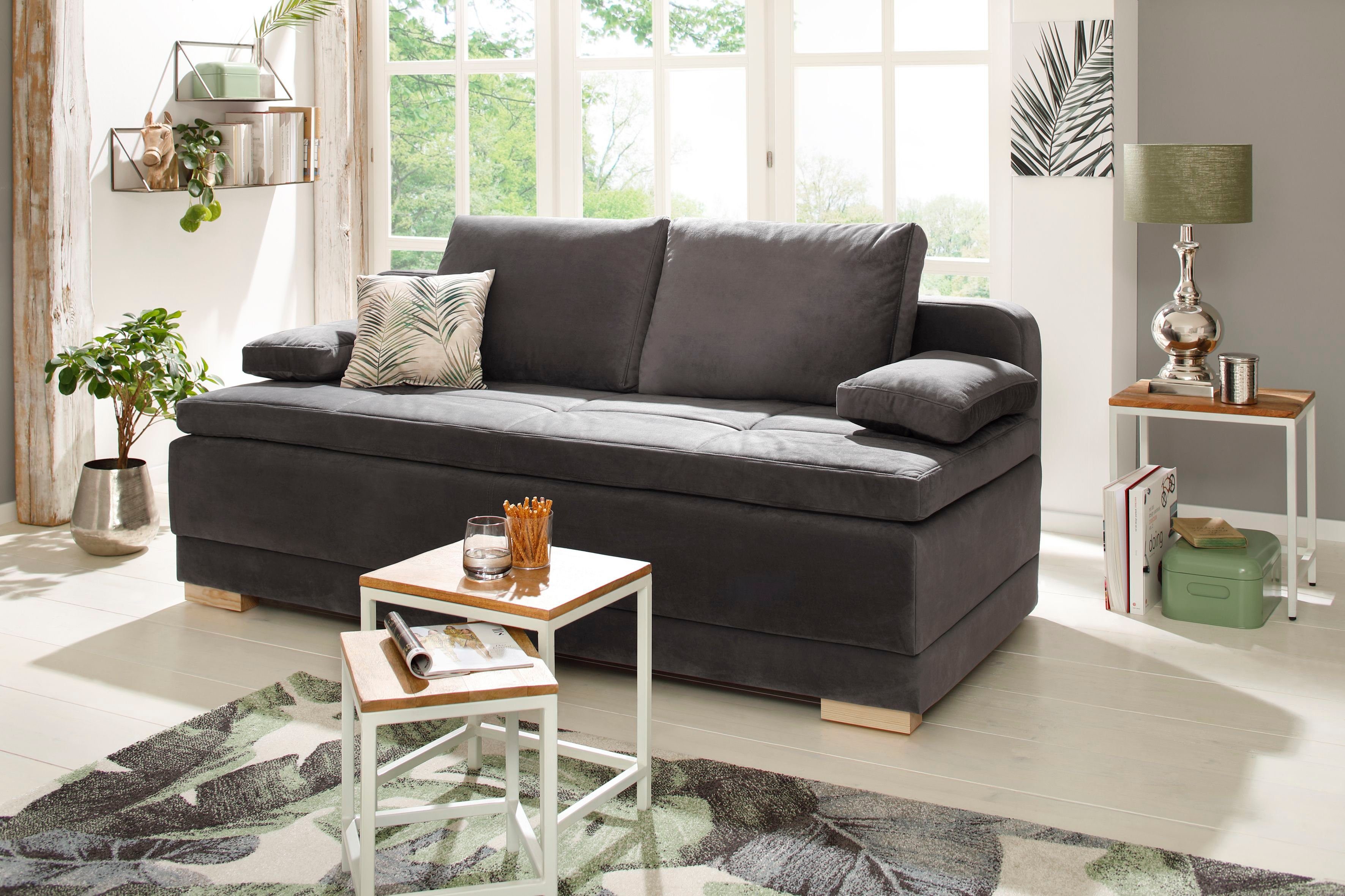 INOSIGN Schlafsofa Berlin, Dauerschläfer mit Boxspringfederung, günstig online kaufen